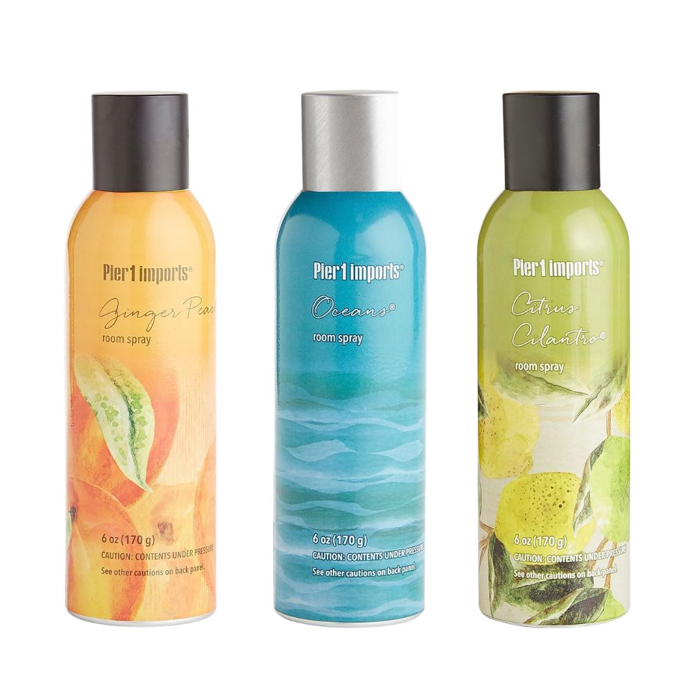 Pier 1 Fresh & Bright Scent Explorer Room Spray Set