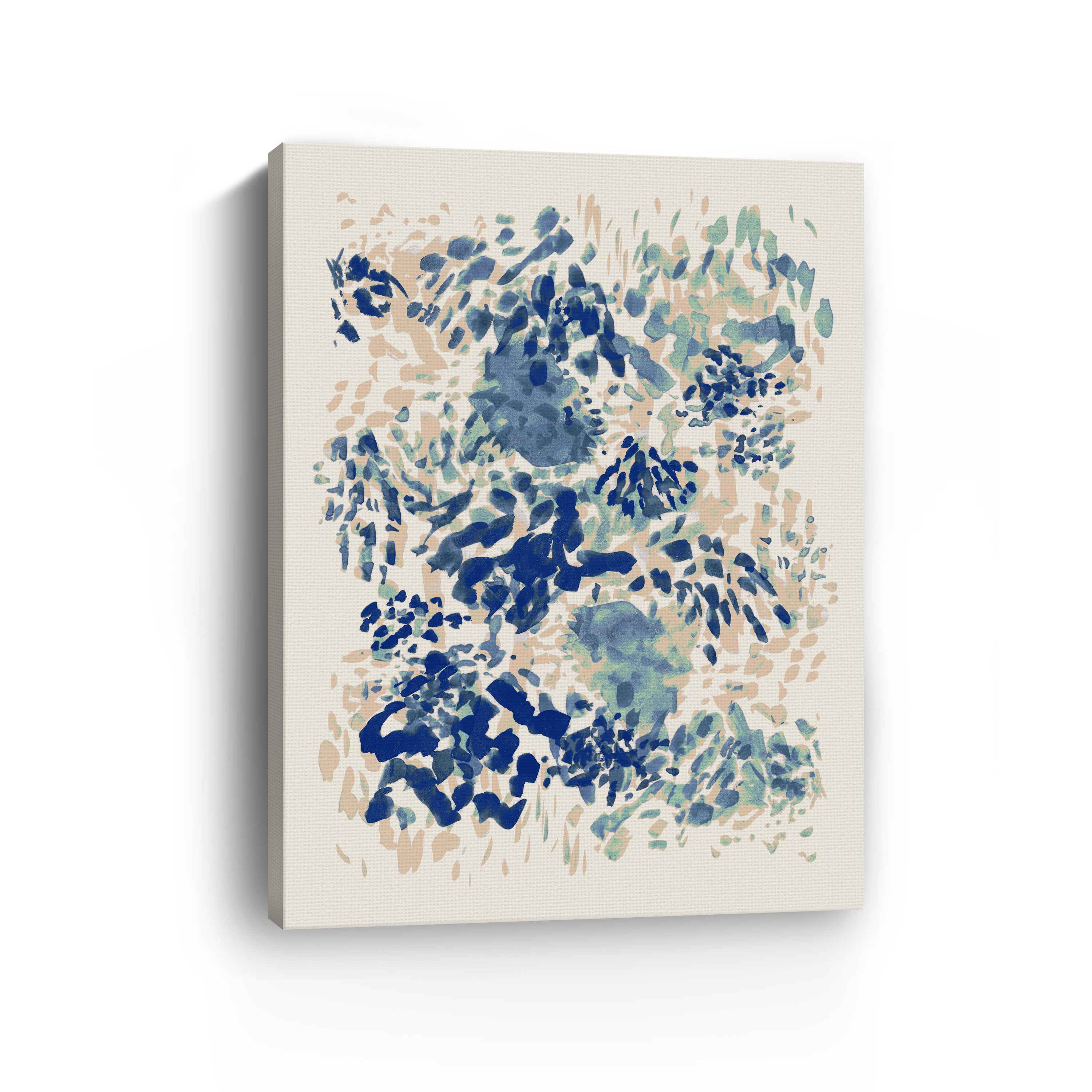 Blue Coral Garden Canvas Giclee