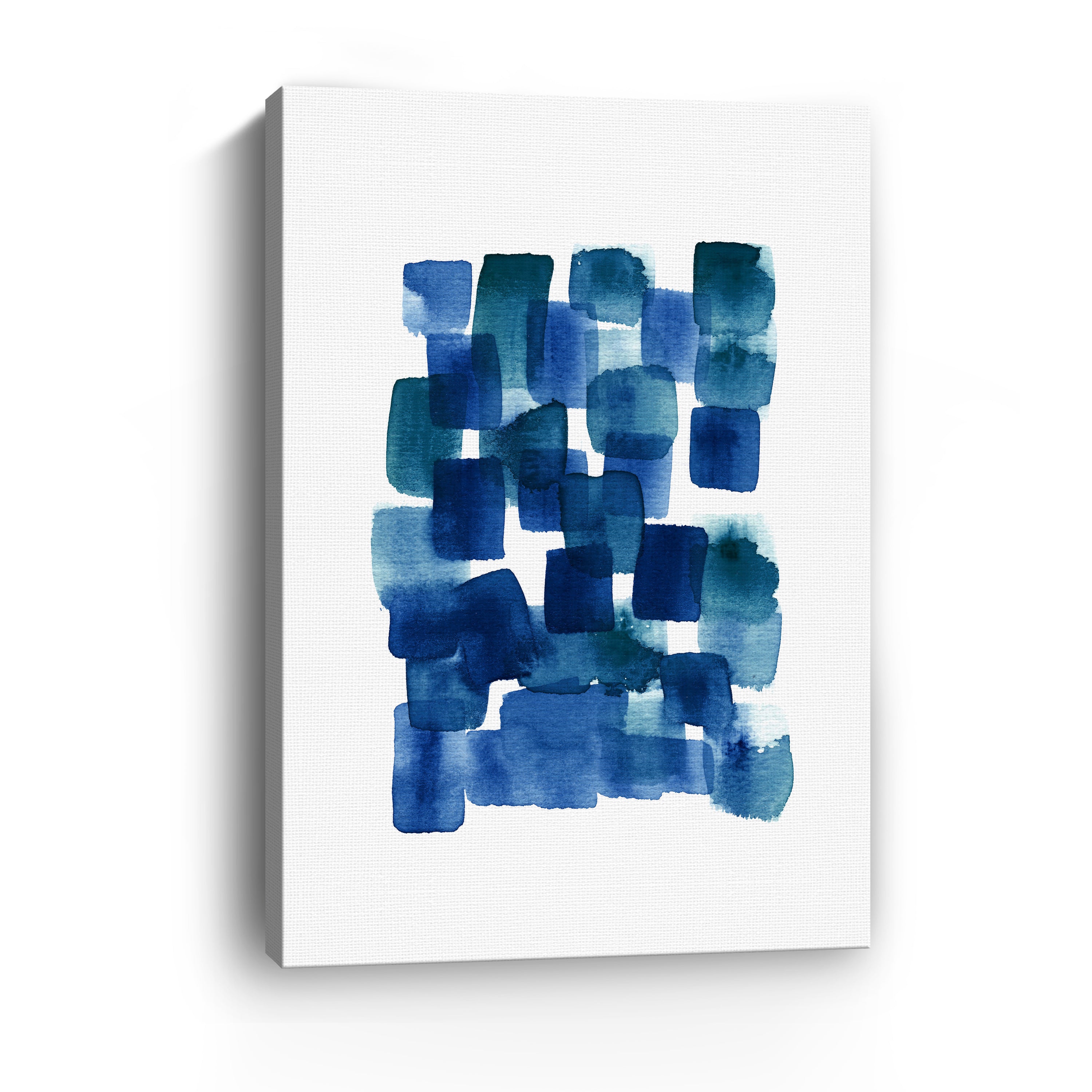 Green Blue White-Gardenwaters II Canvas Giclee