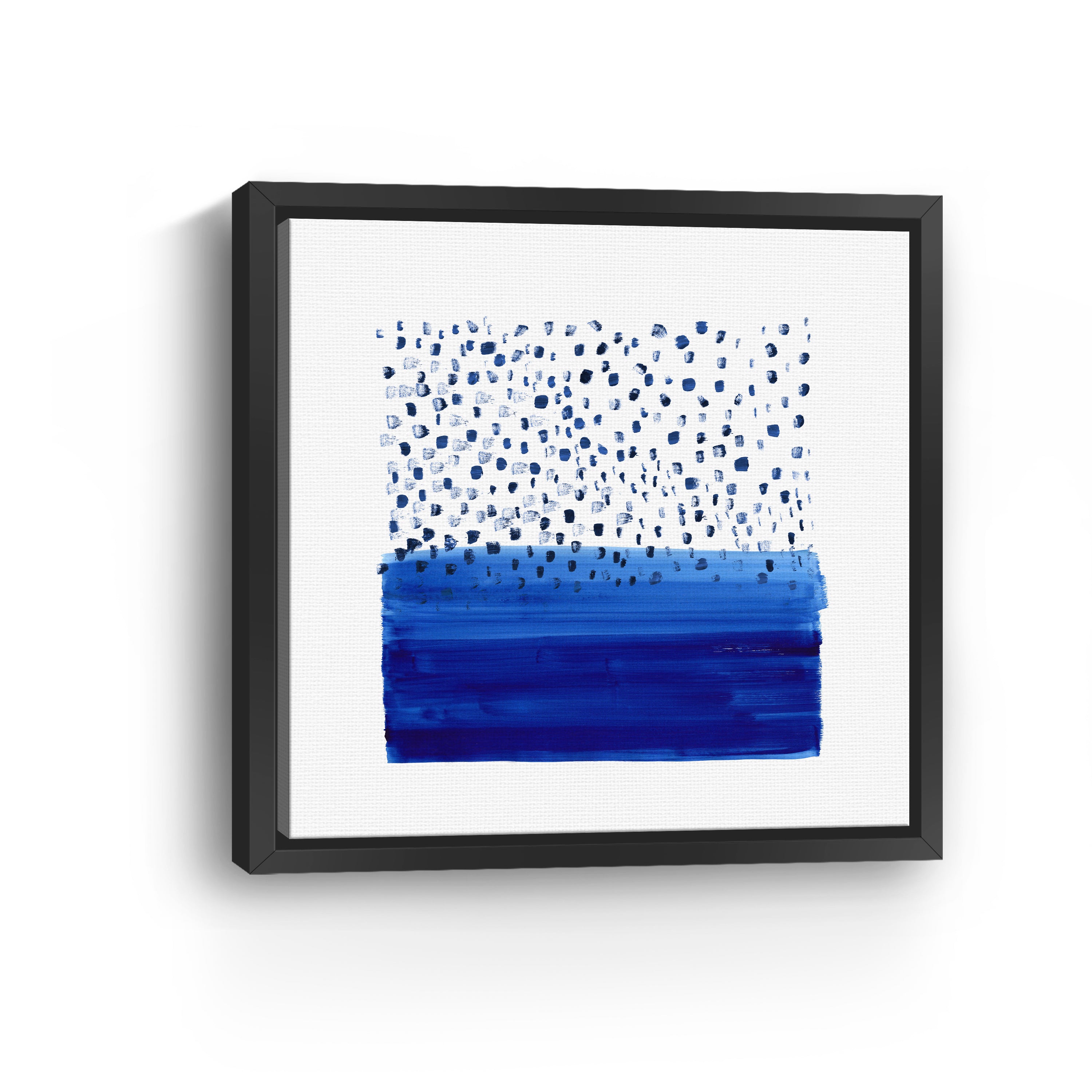 Under The Blue Rain Is Sea Canvas Giclee