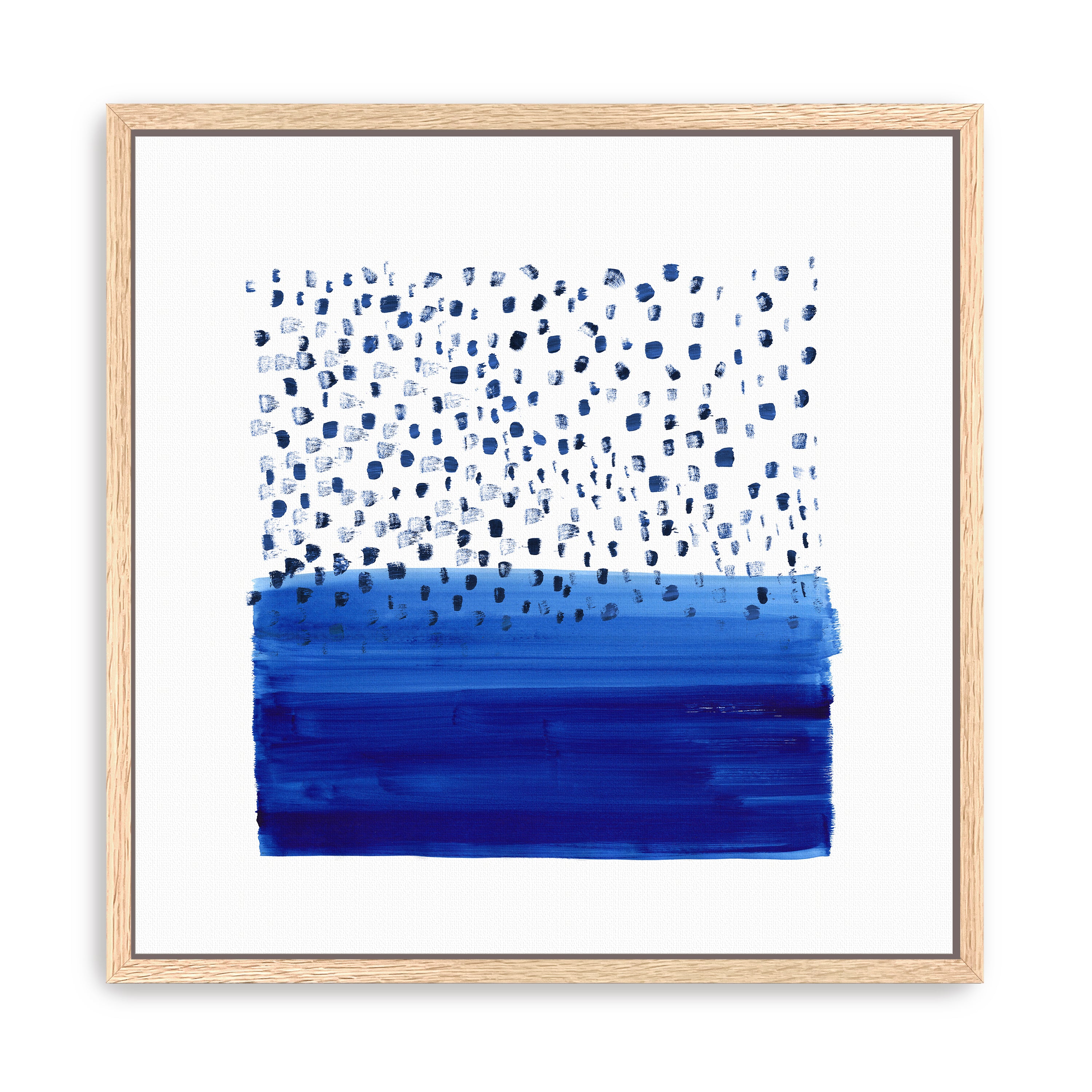Under The Blue Rain Is Sea Canvas Giclee