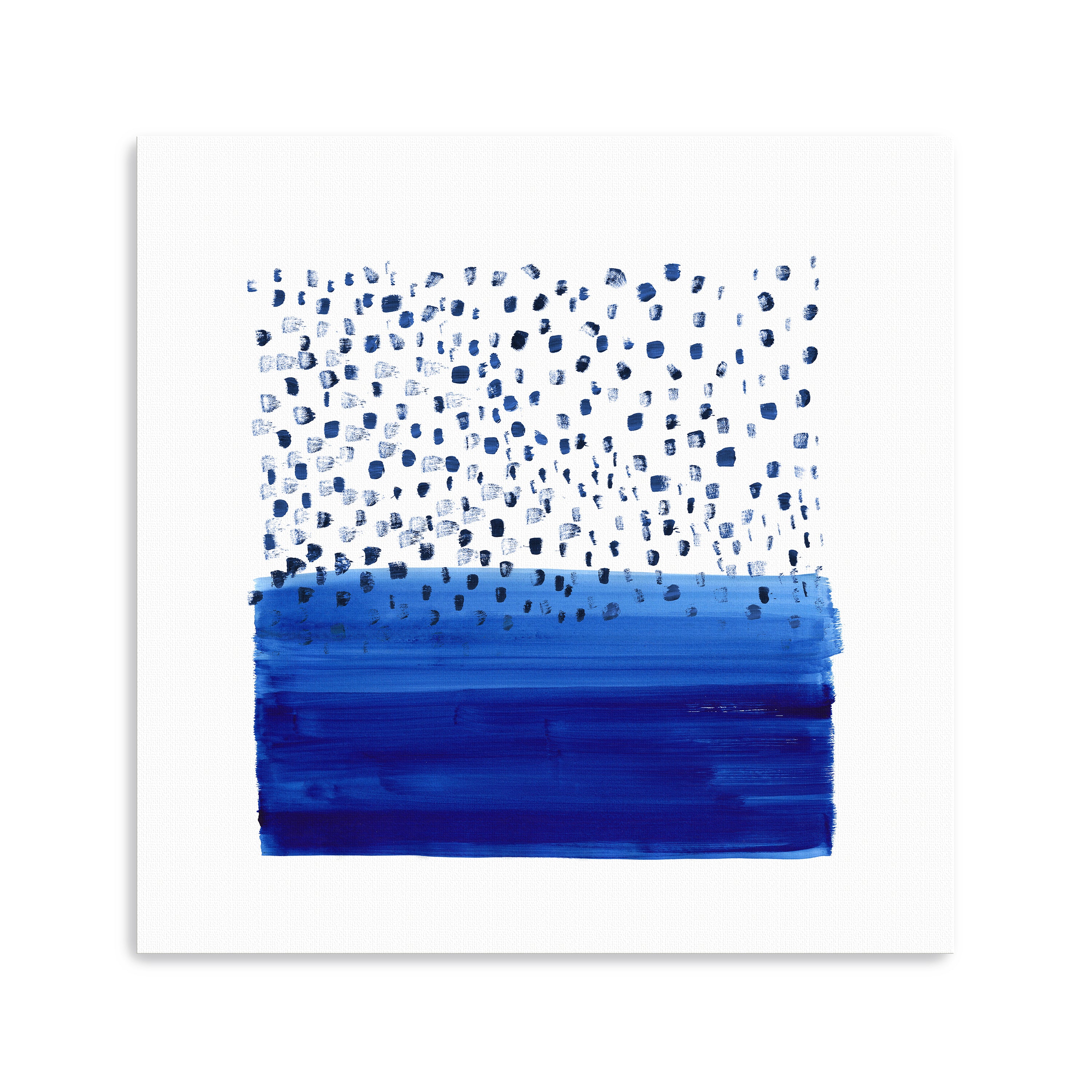 Under The Blue Rain Is Sea Canvas Giclee