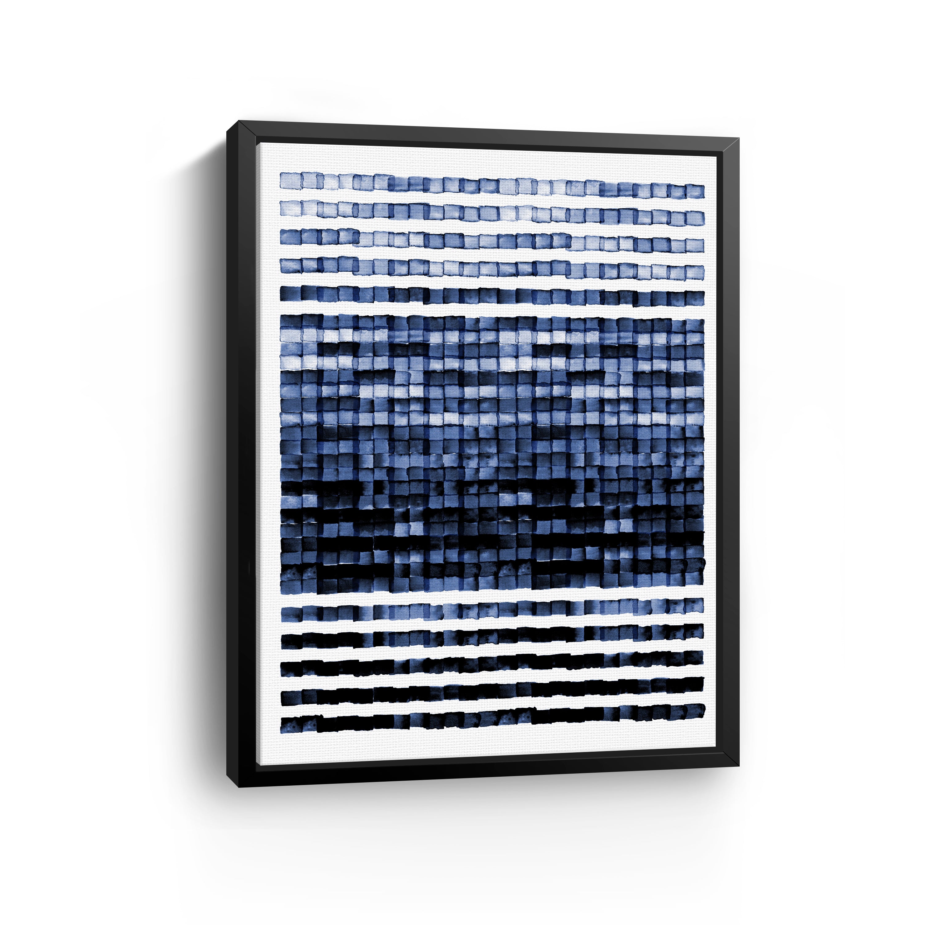 Watercolor Mosaic Canvas Giclee