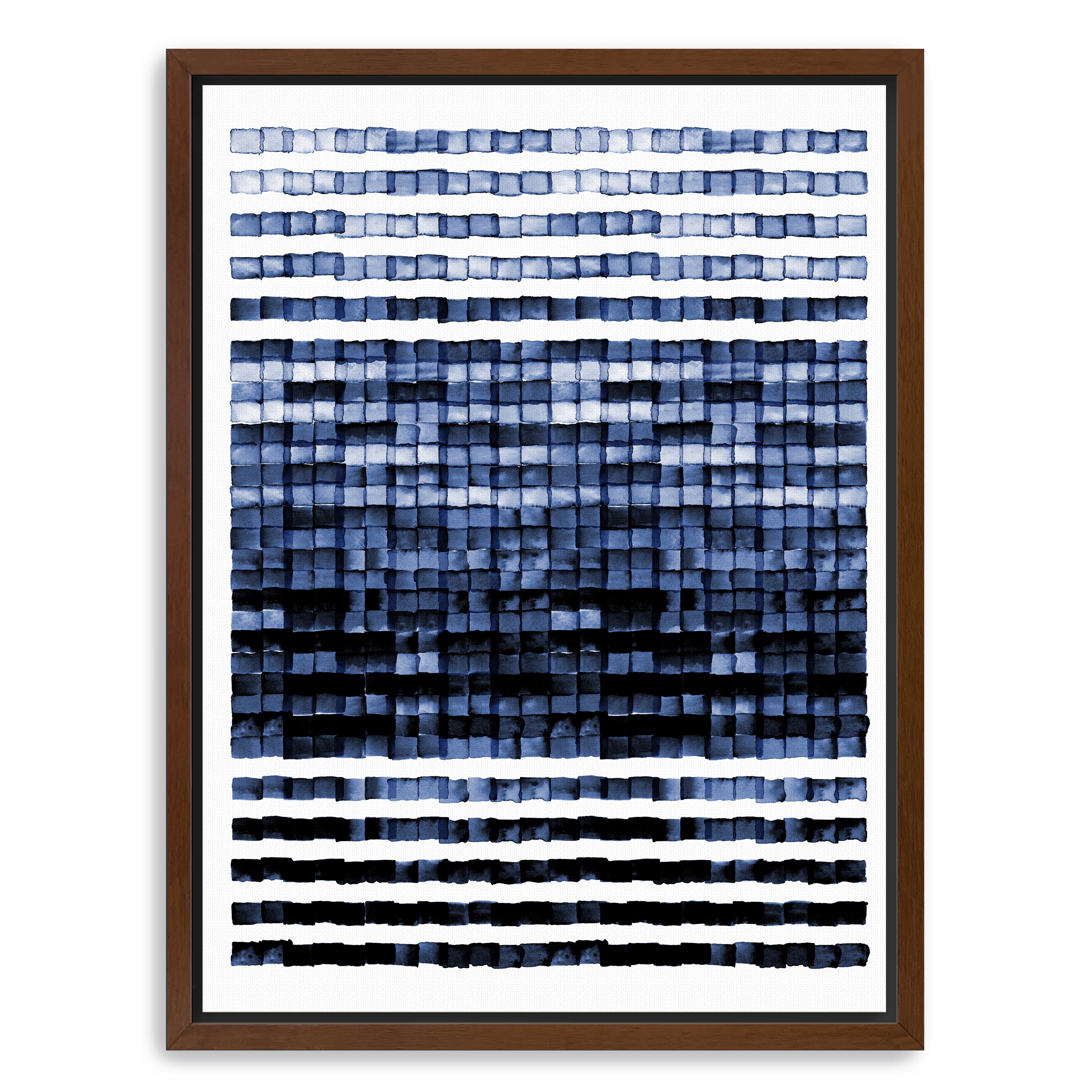 Watercolor Mosaic Canvas Giclee