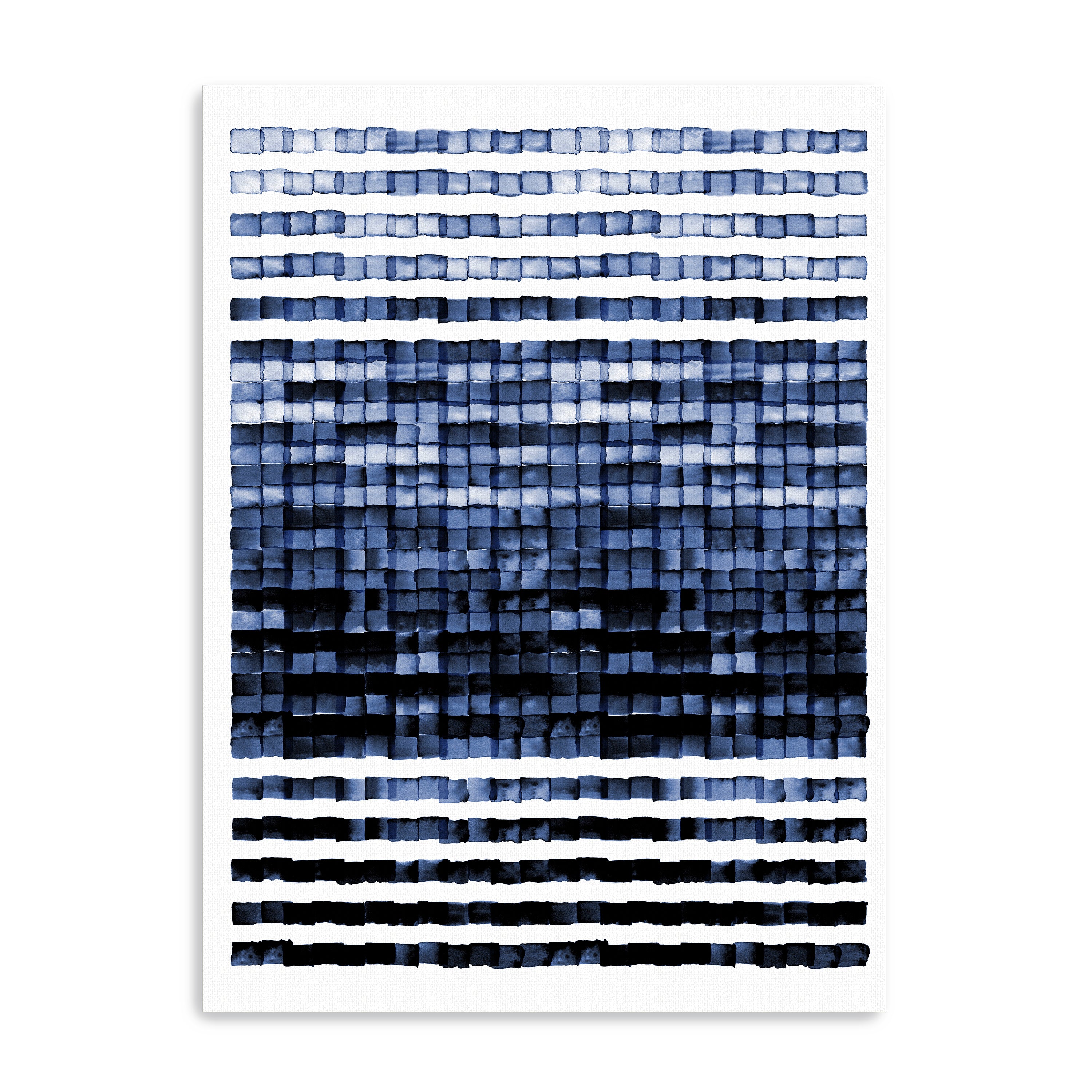 Watercolor Mosaic Canvas Giclee
