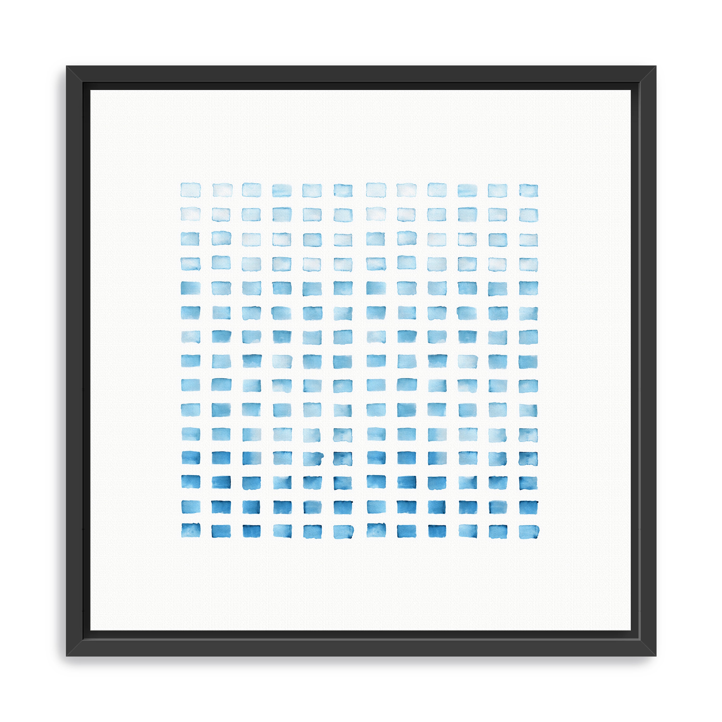 WC Blocks Light Blue Canvas Giclee