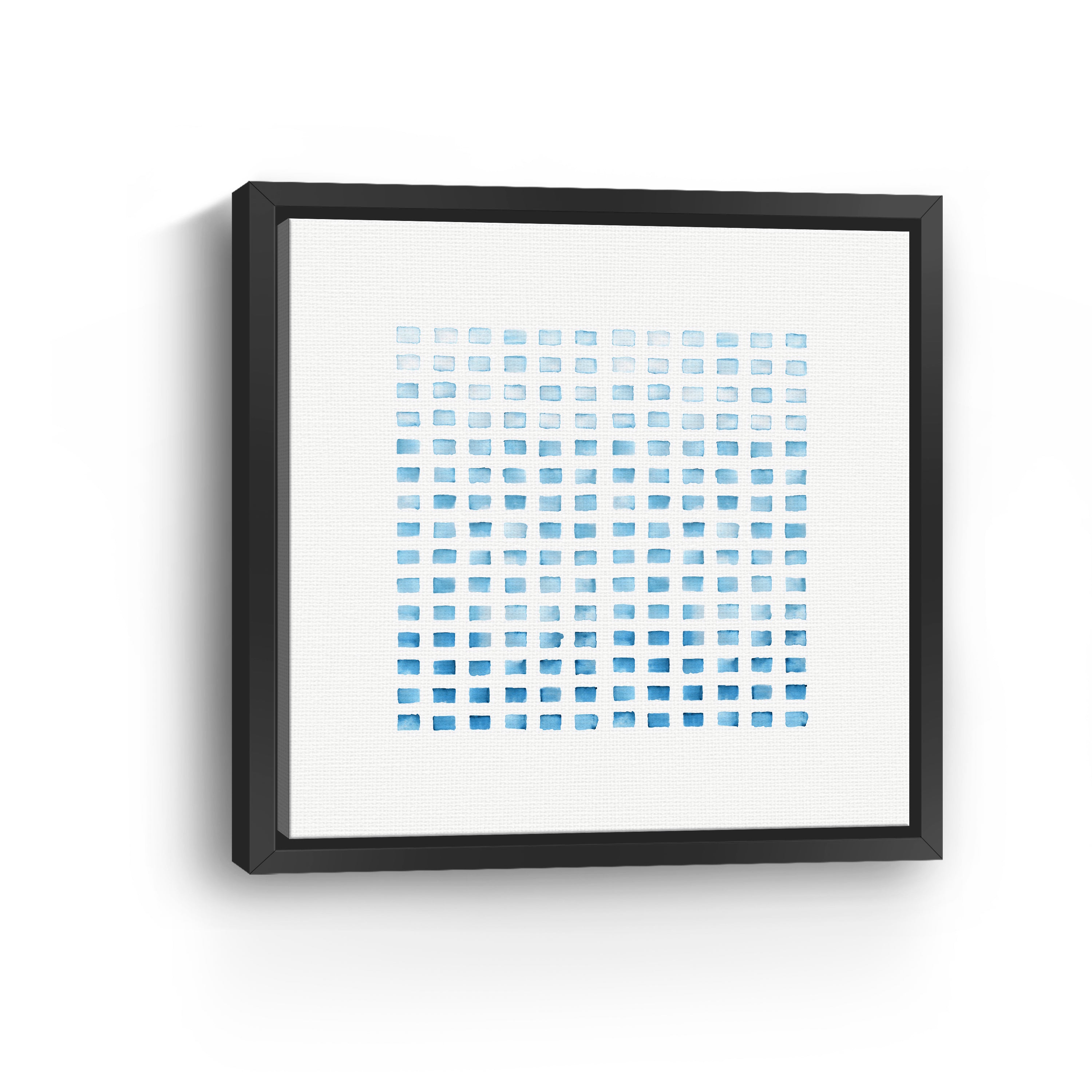 WC Blocks Light Blue Canvas Giclee