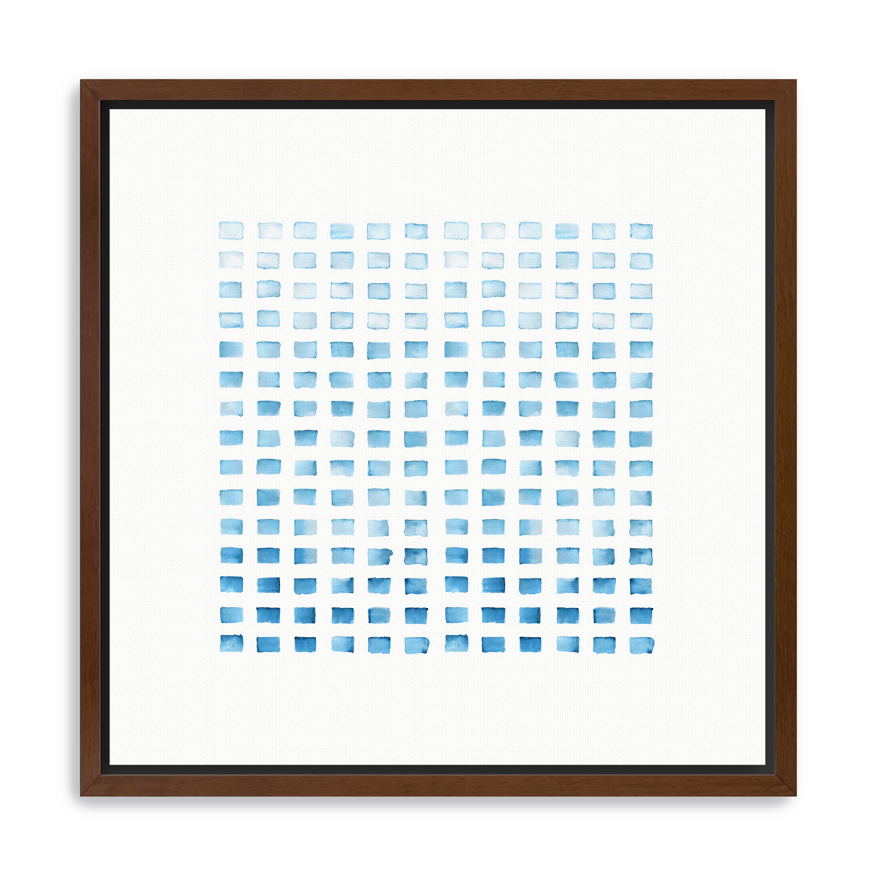 WC Blocks Light Blue Canvas Giclee