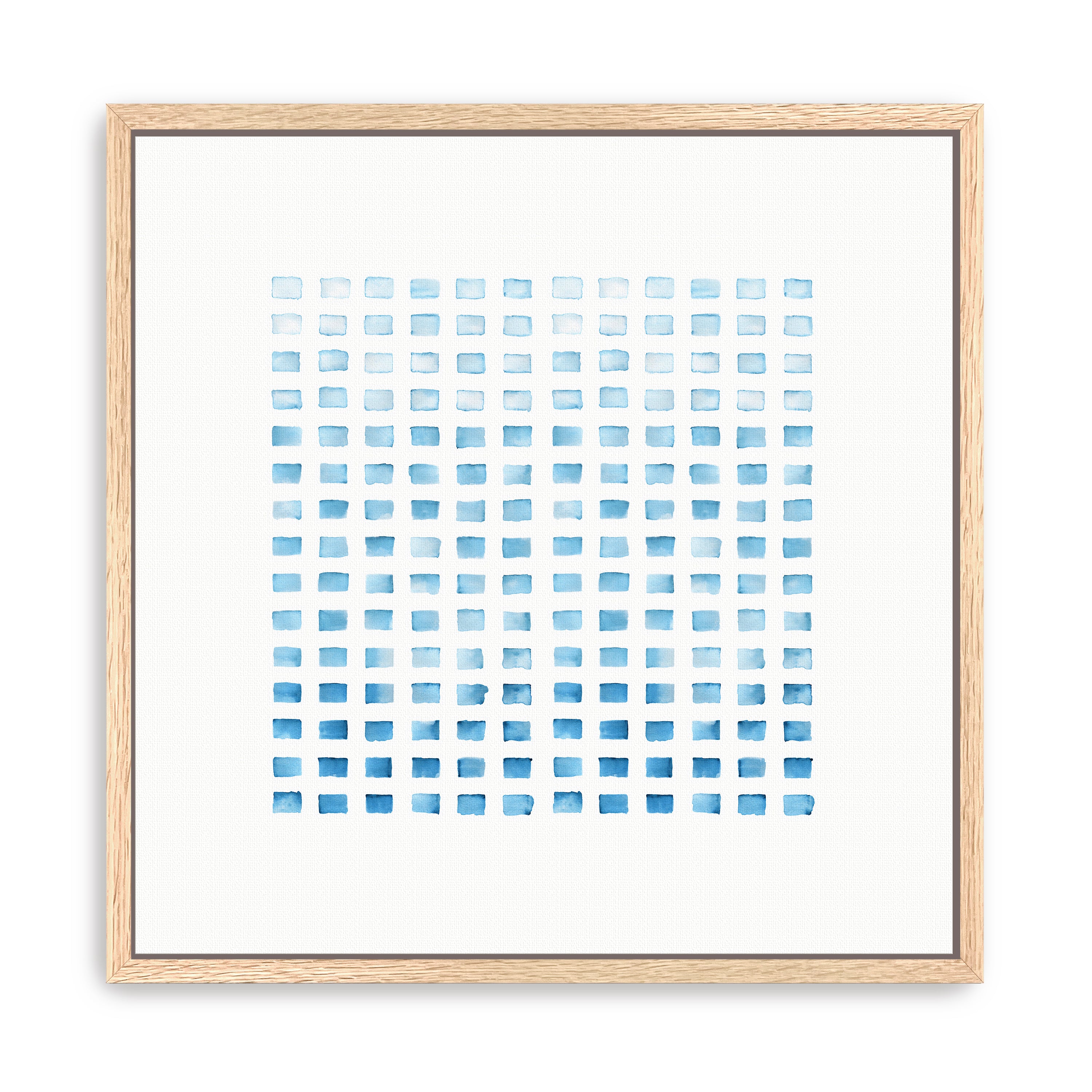 WC Blocks Light Blue Canvas Giclee