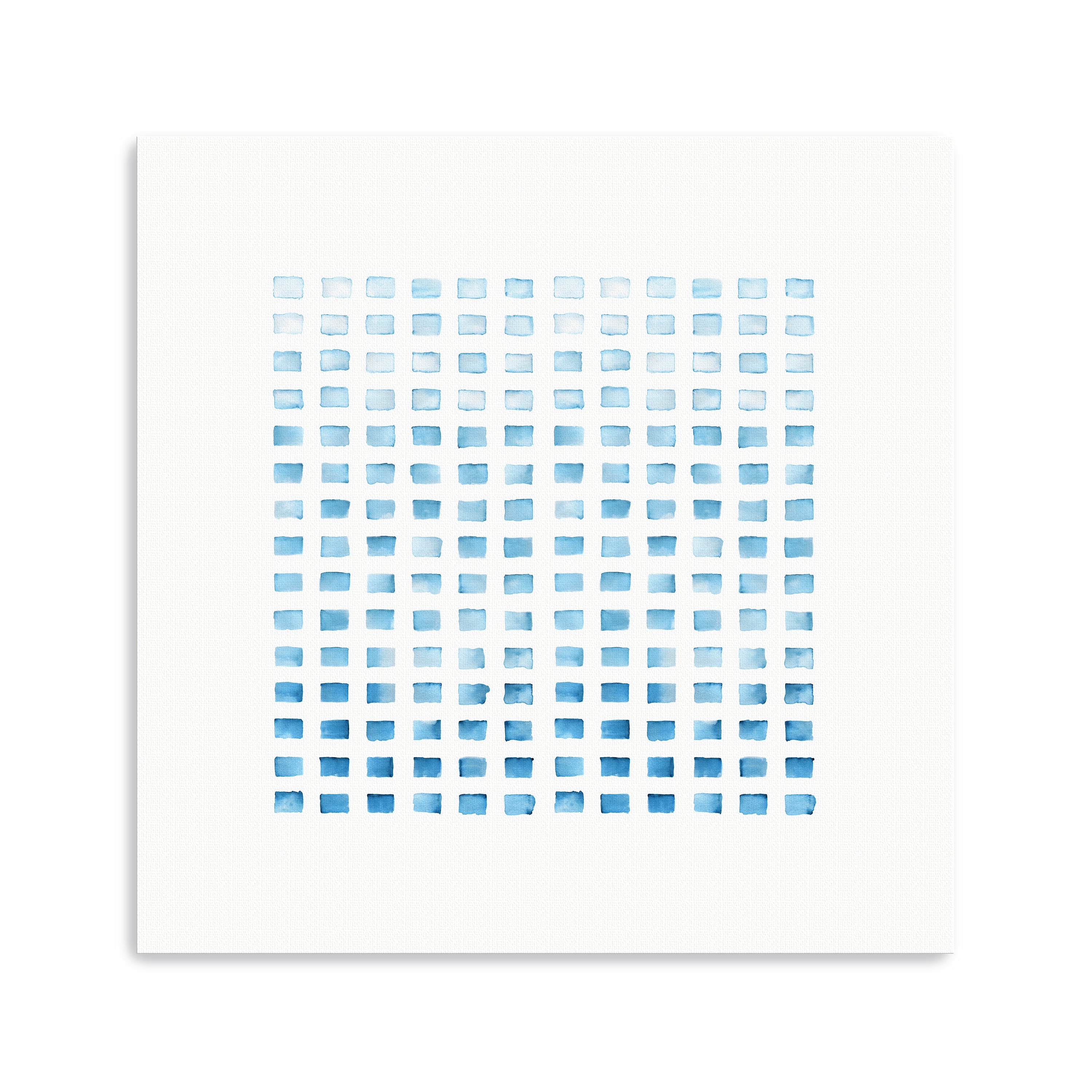 WC Blocks Light Blue Canvas Giclee