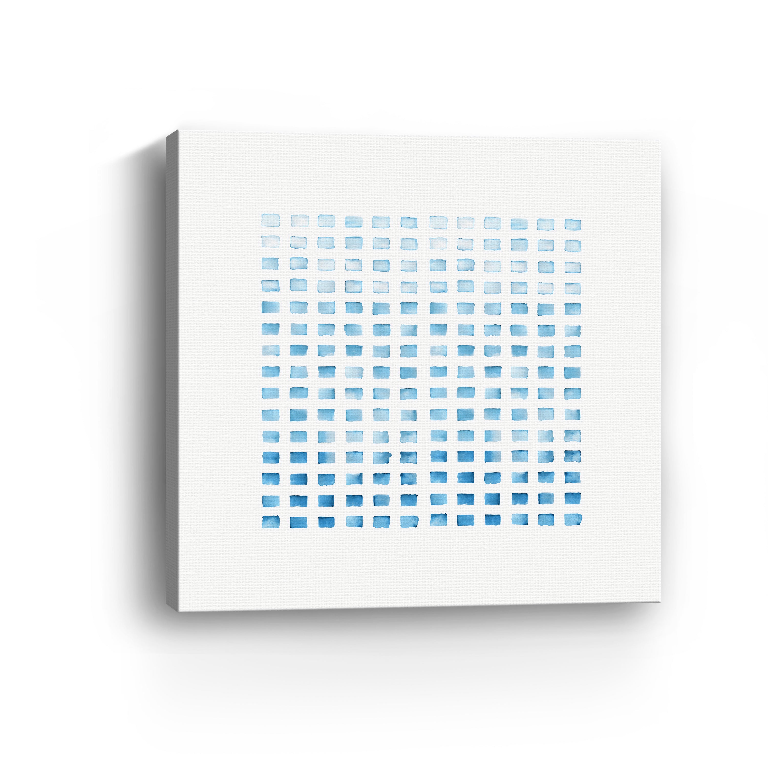 WC Blocks Light Blue Canvas Giclee