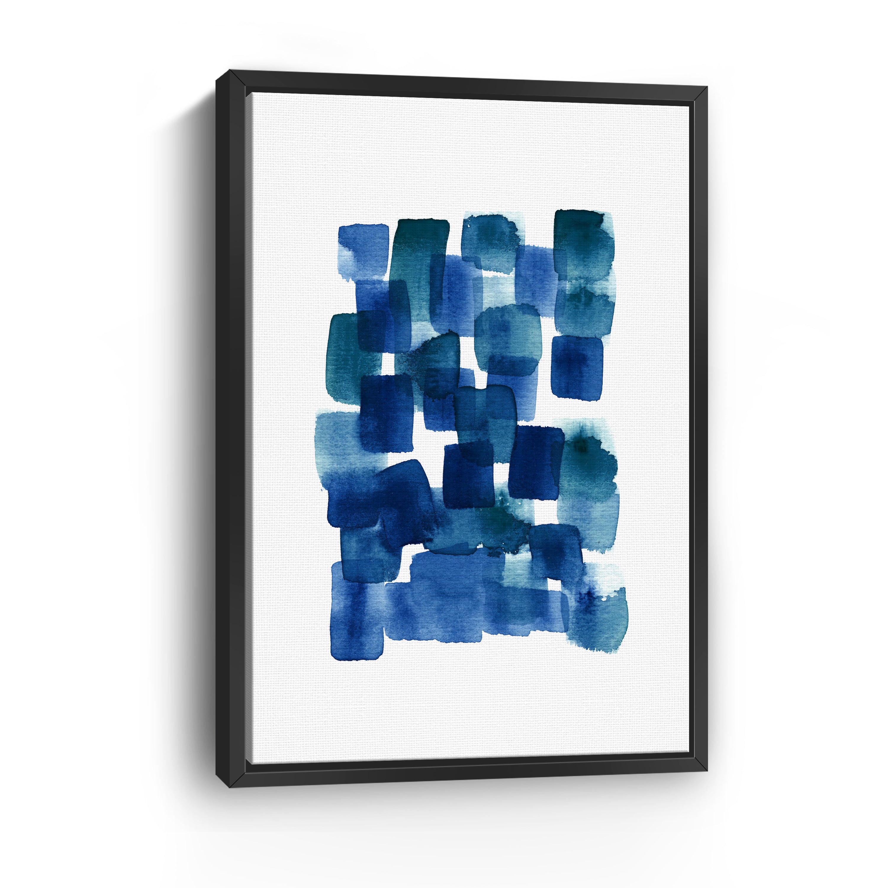 Green Blue White - Garden Waters 02 Canvas Giclee