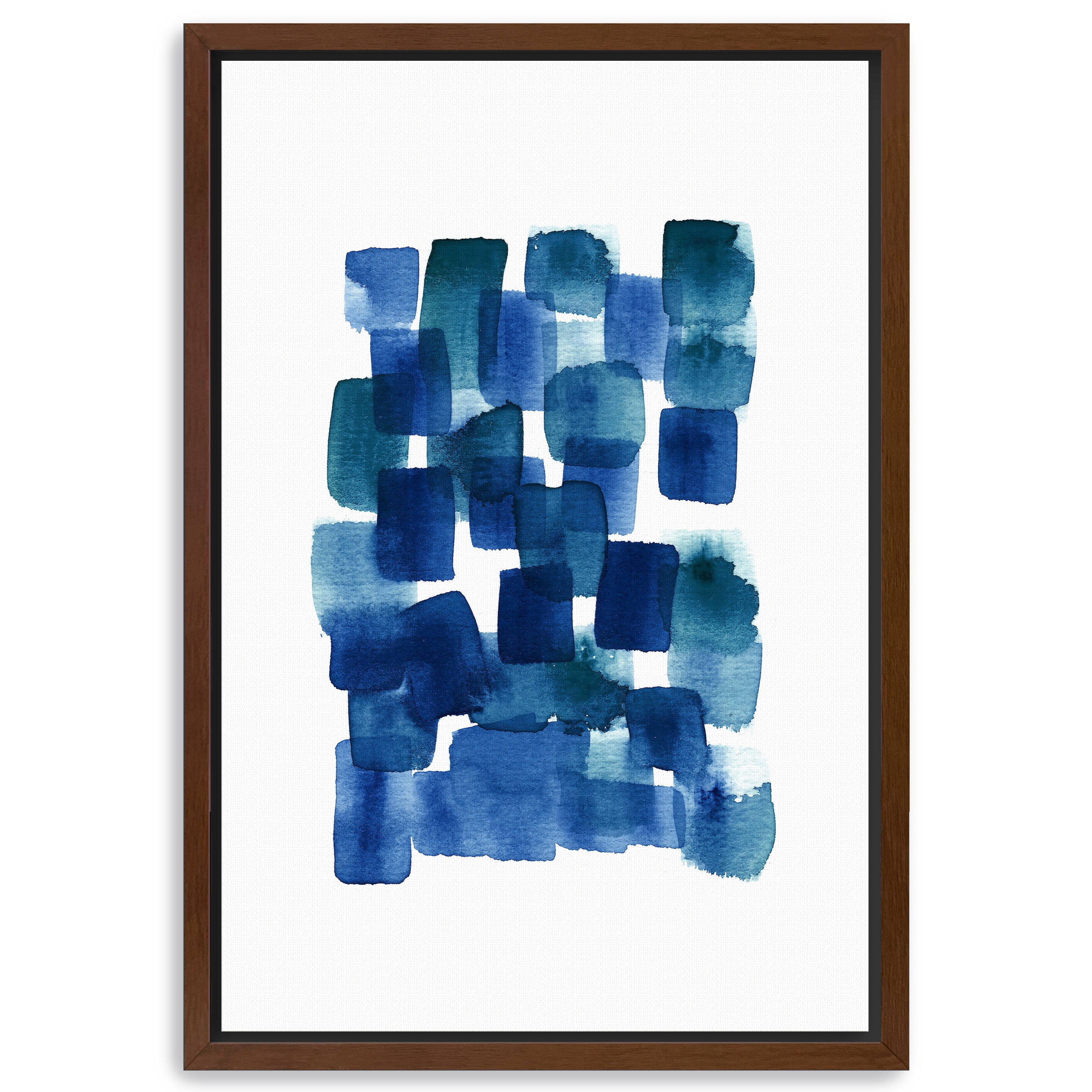 Green Blue White - Garden Waters 02 Canvas Giclee