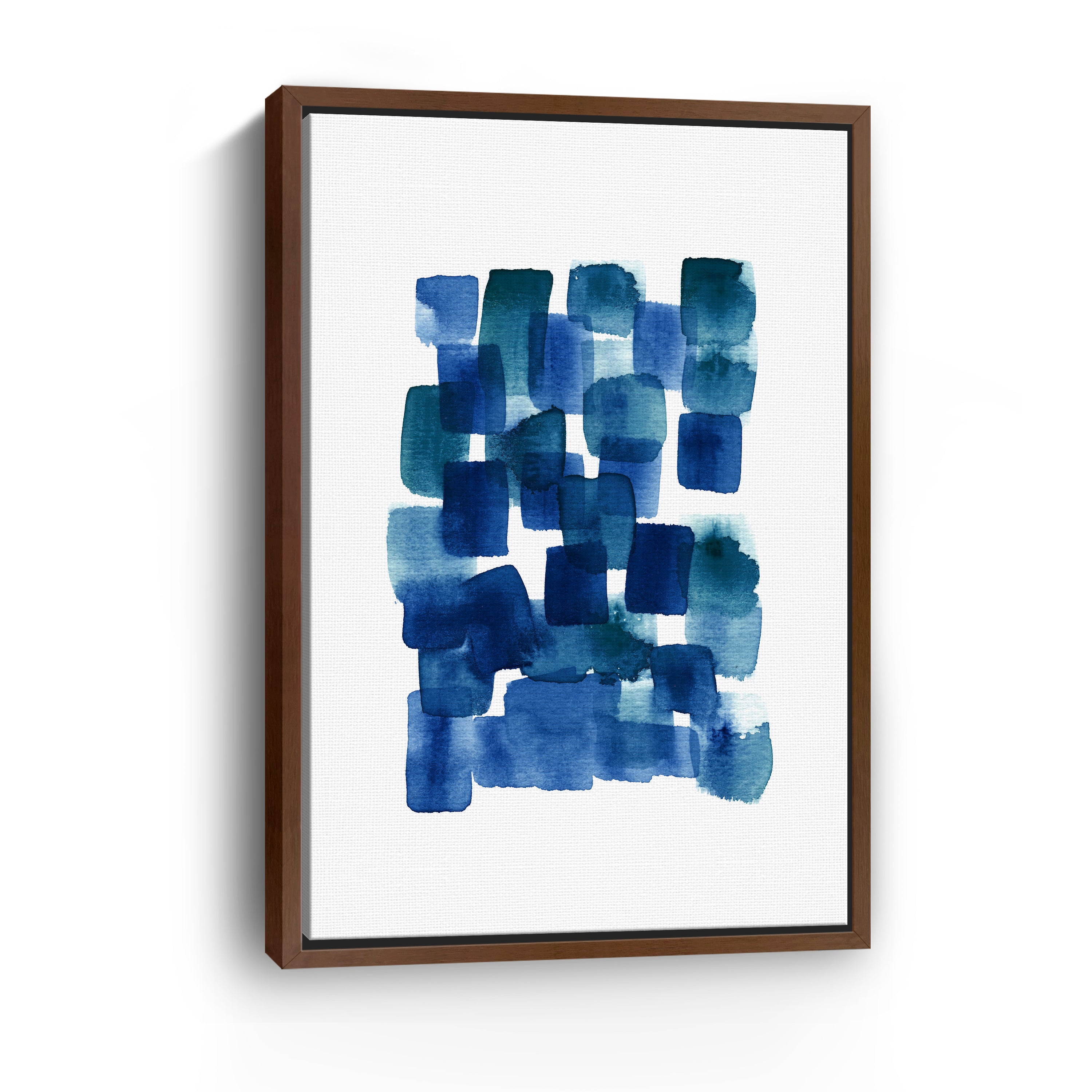 Green Blue White - Garden Waters 02 Canvas Giclee