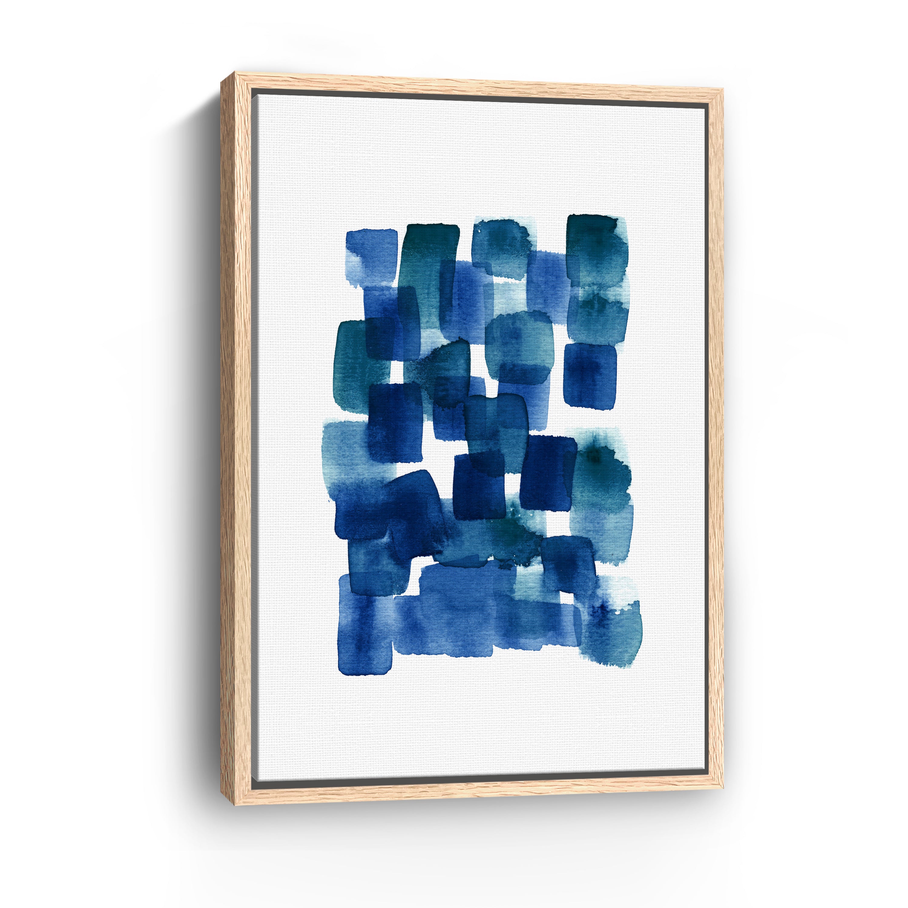 Green Blue White - Garden Waters 02 Canvas Giclee