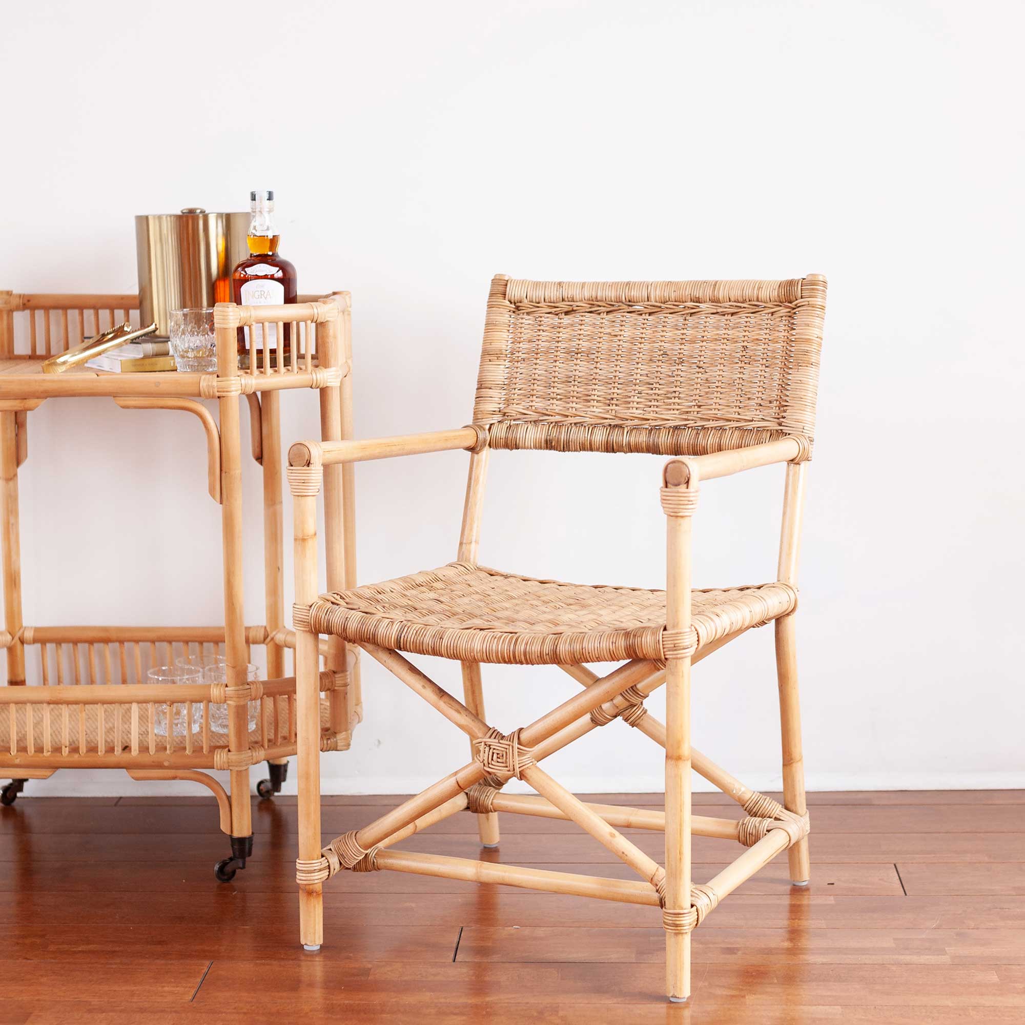 Martie Rattan Dining Arm Chair
