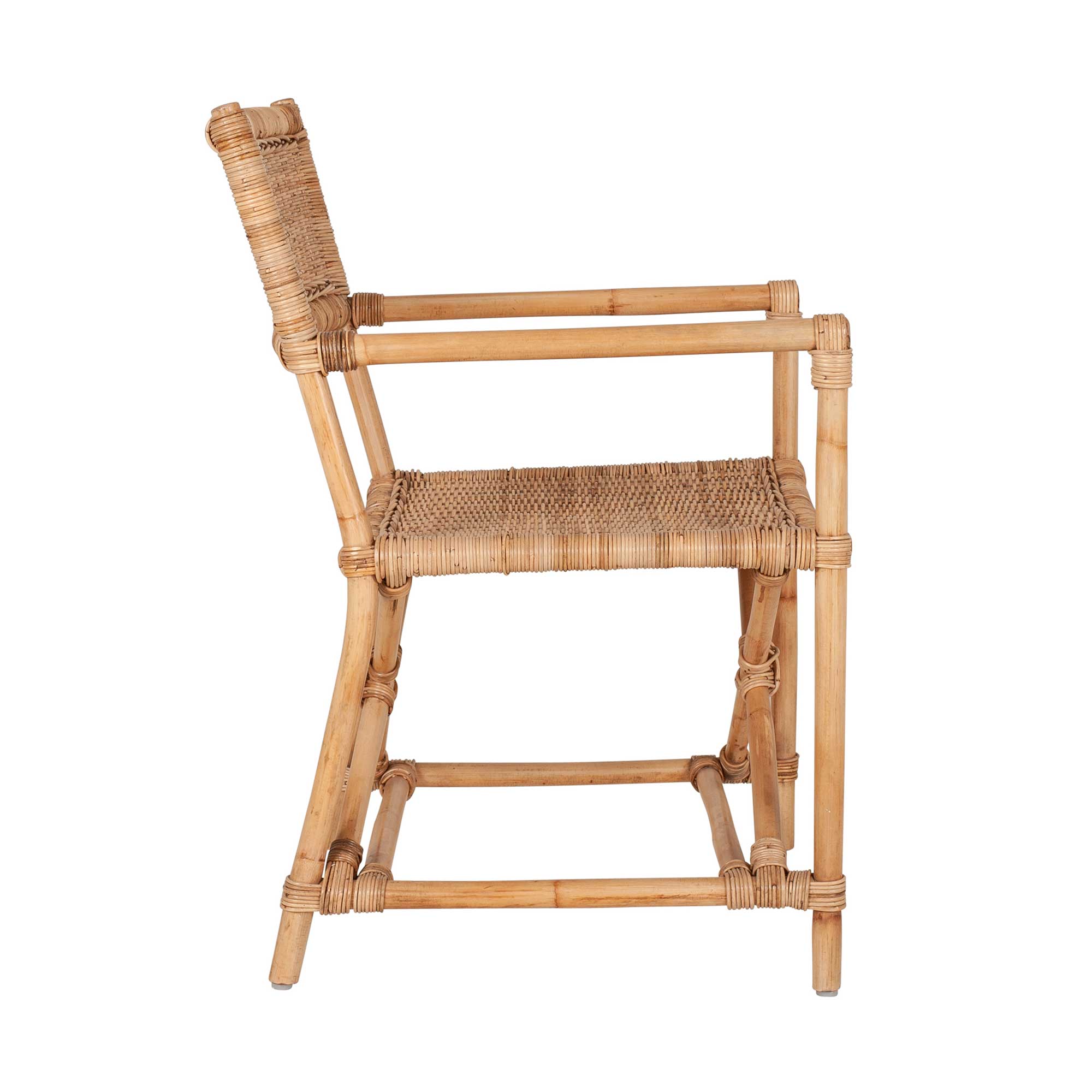 Martie Rattan Dining Arm Chair