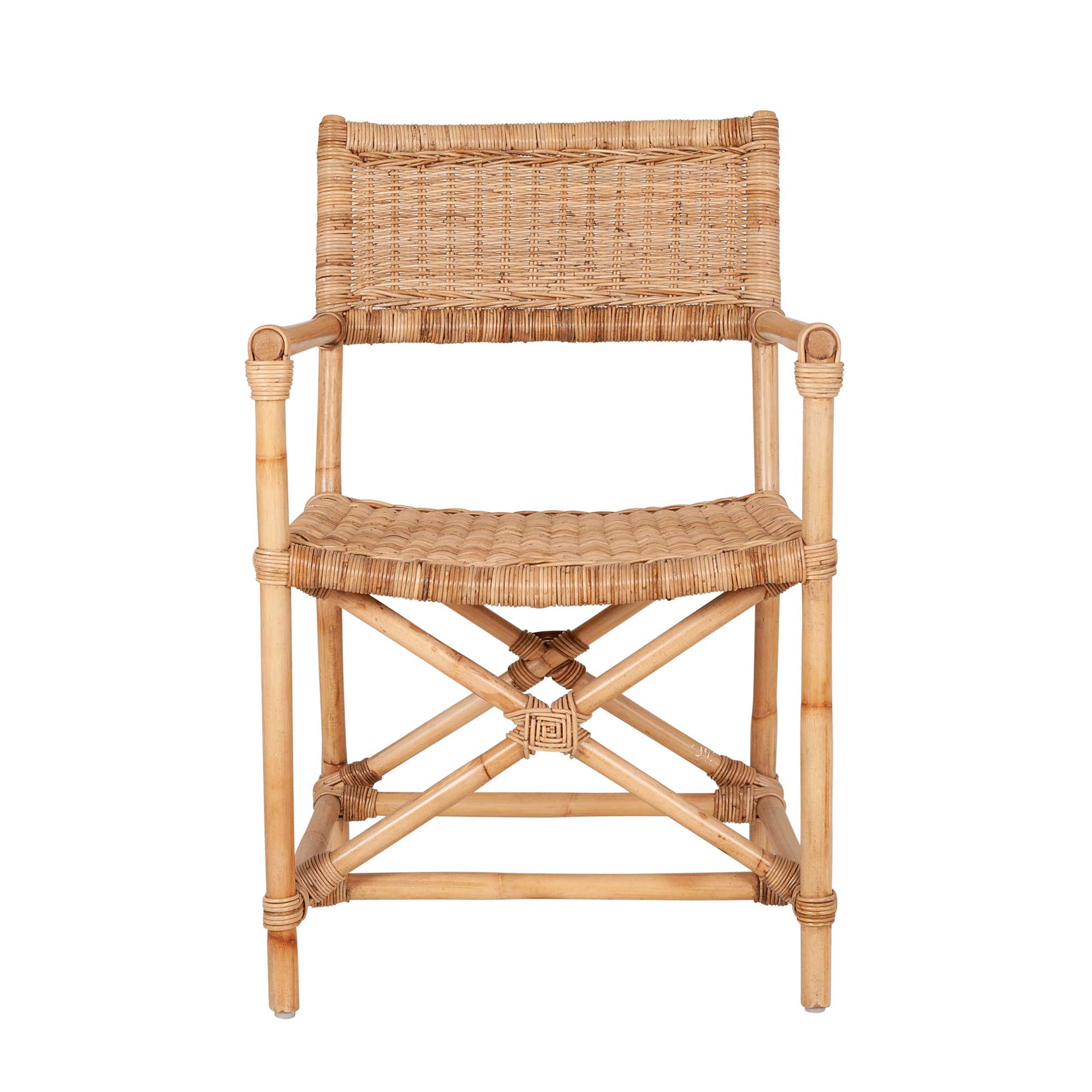 Martie Rattan Dining Arm Chair