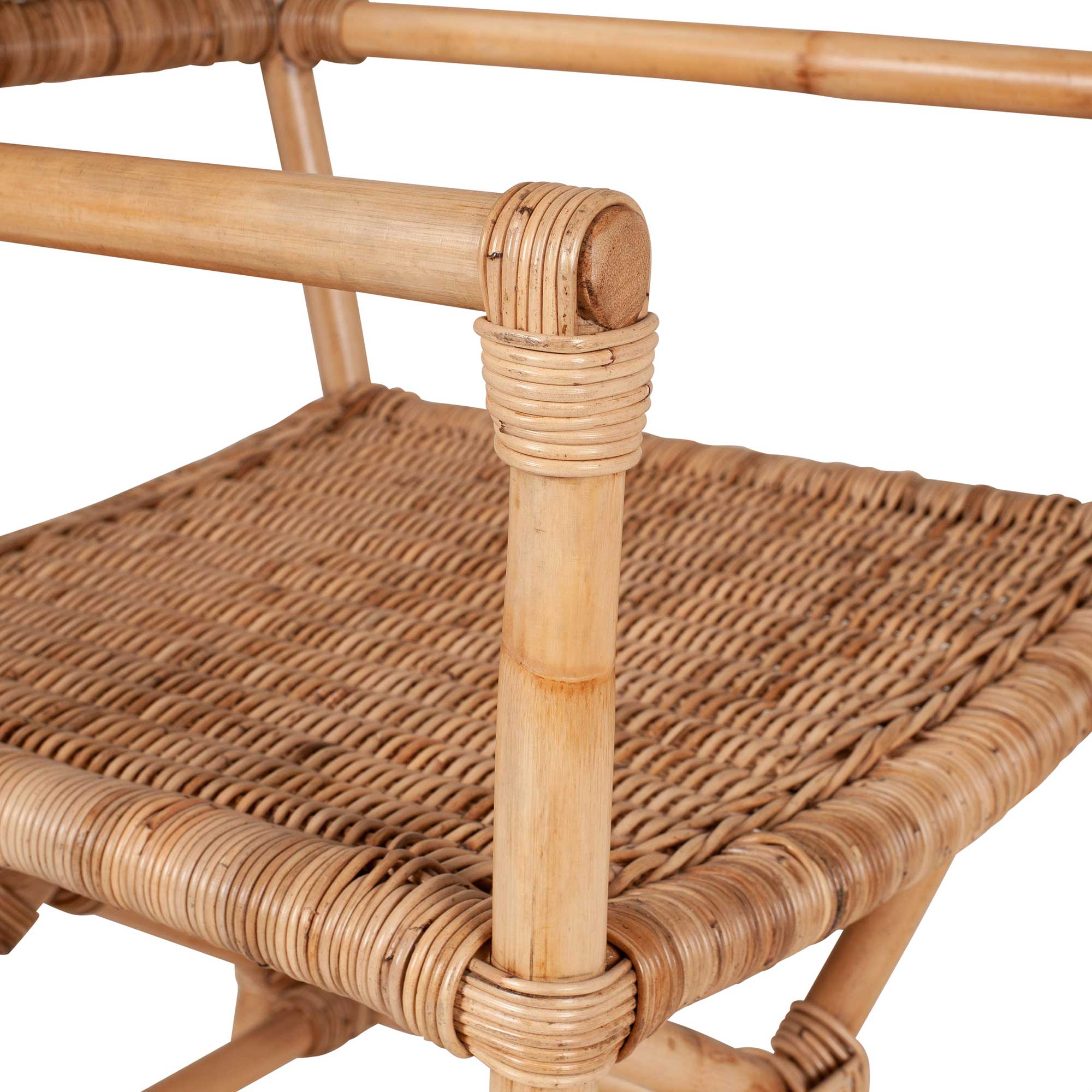 Martie Rattan Dining Arm Chair