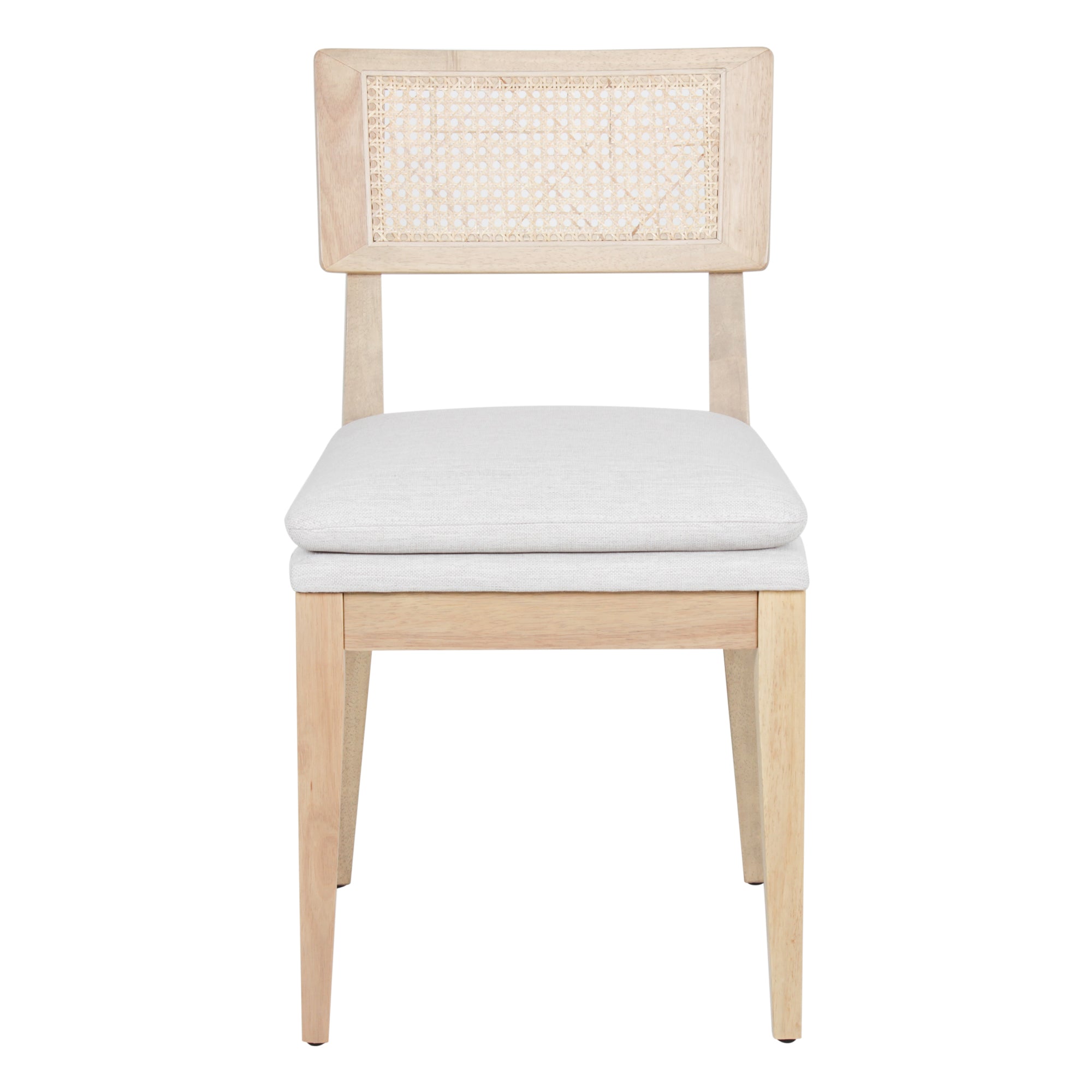 Monroe Cane Back Dining Chair Natural, Set of 2