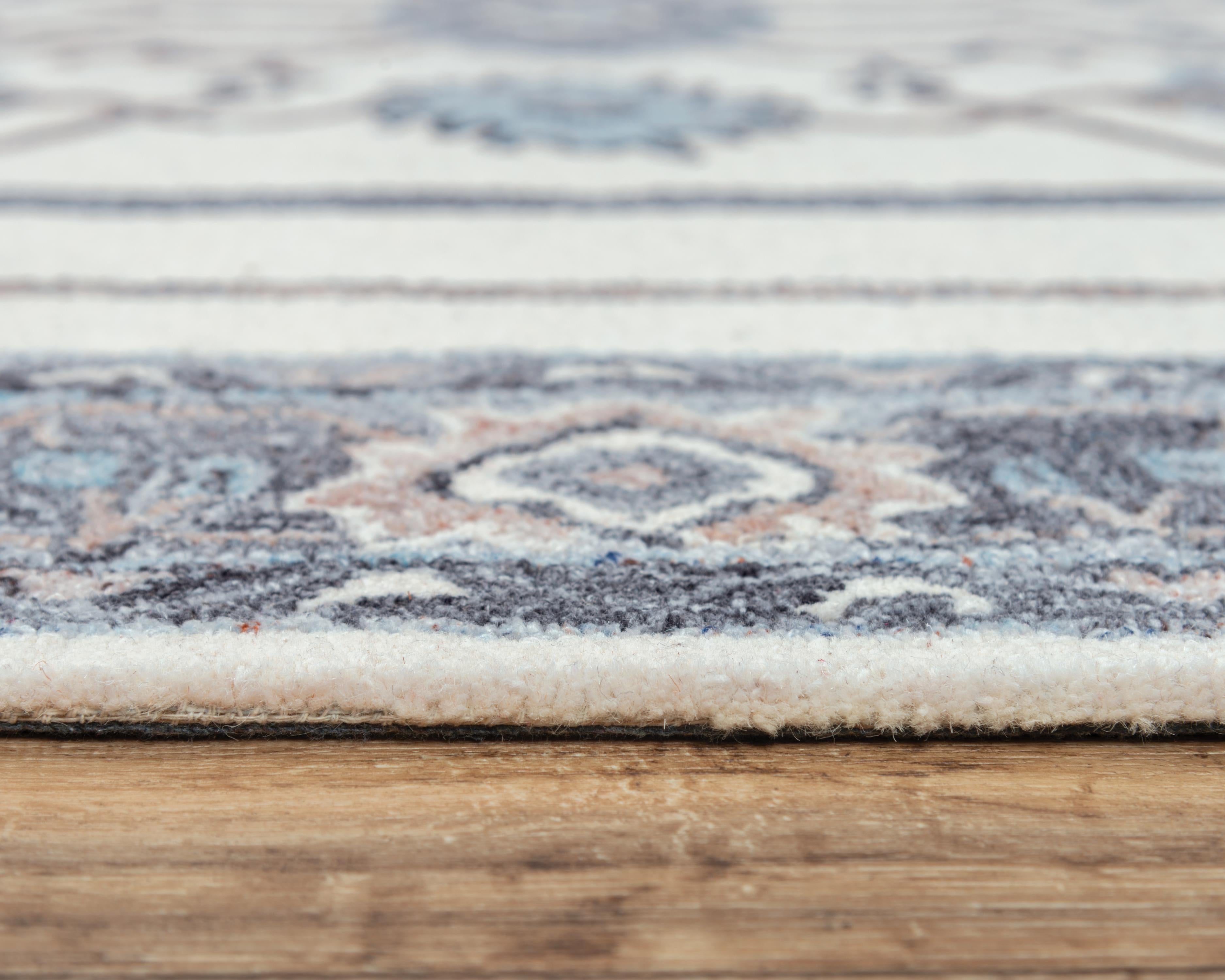 Hand Tufted Blended Medallion Area Rug
