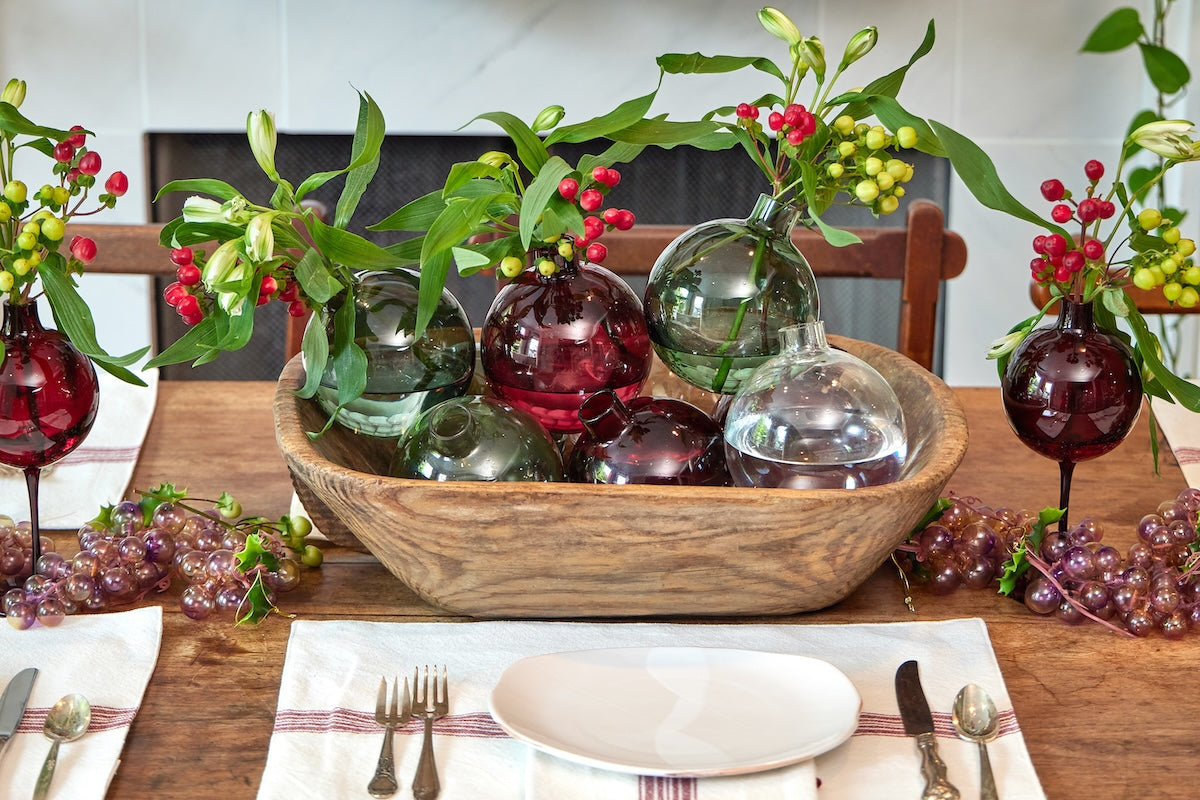 Merlot Wine Glass Vase