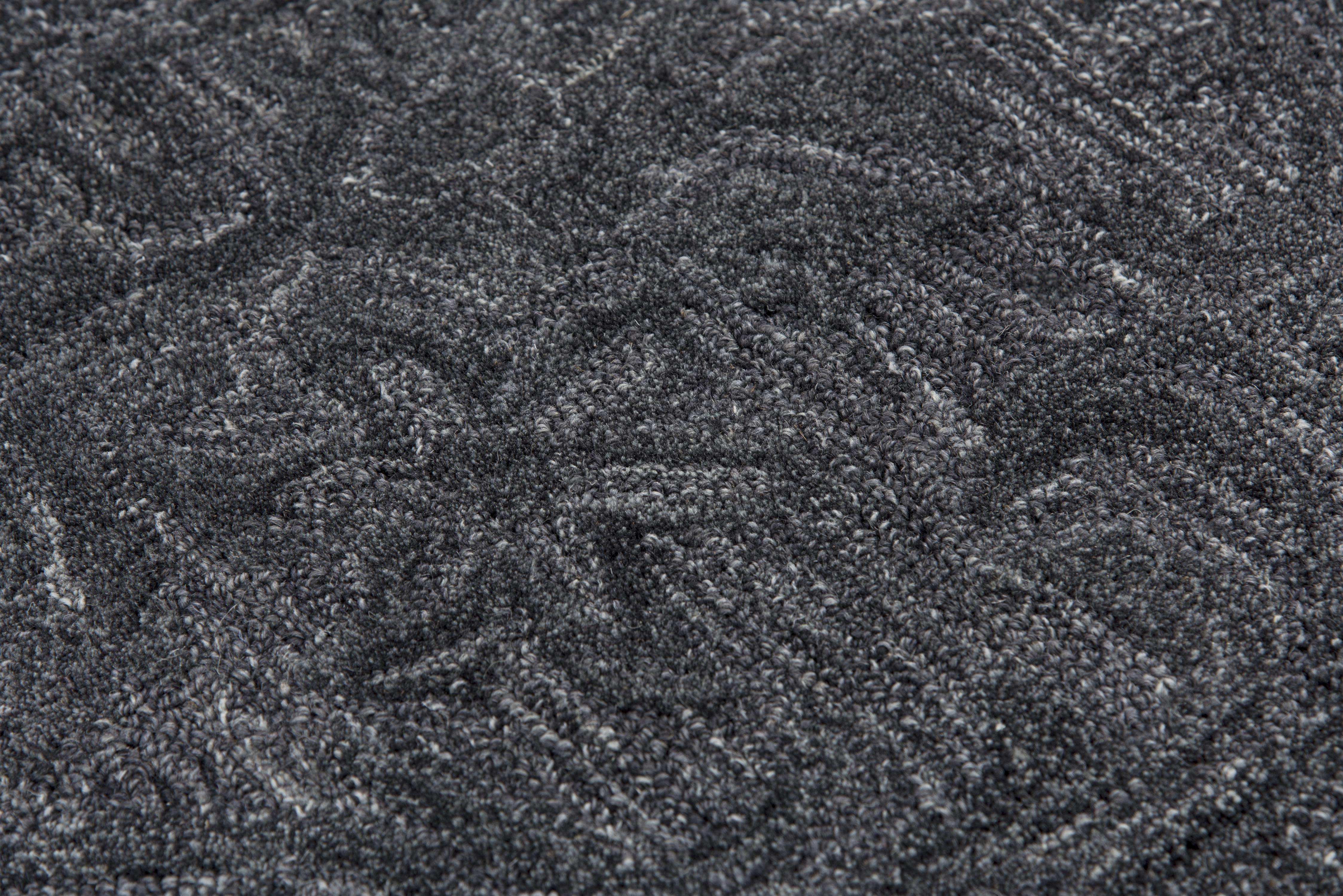 Hand Tufted 100% Wool Damask Area Rug