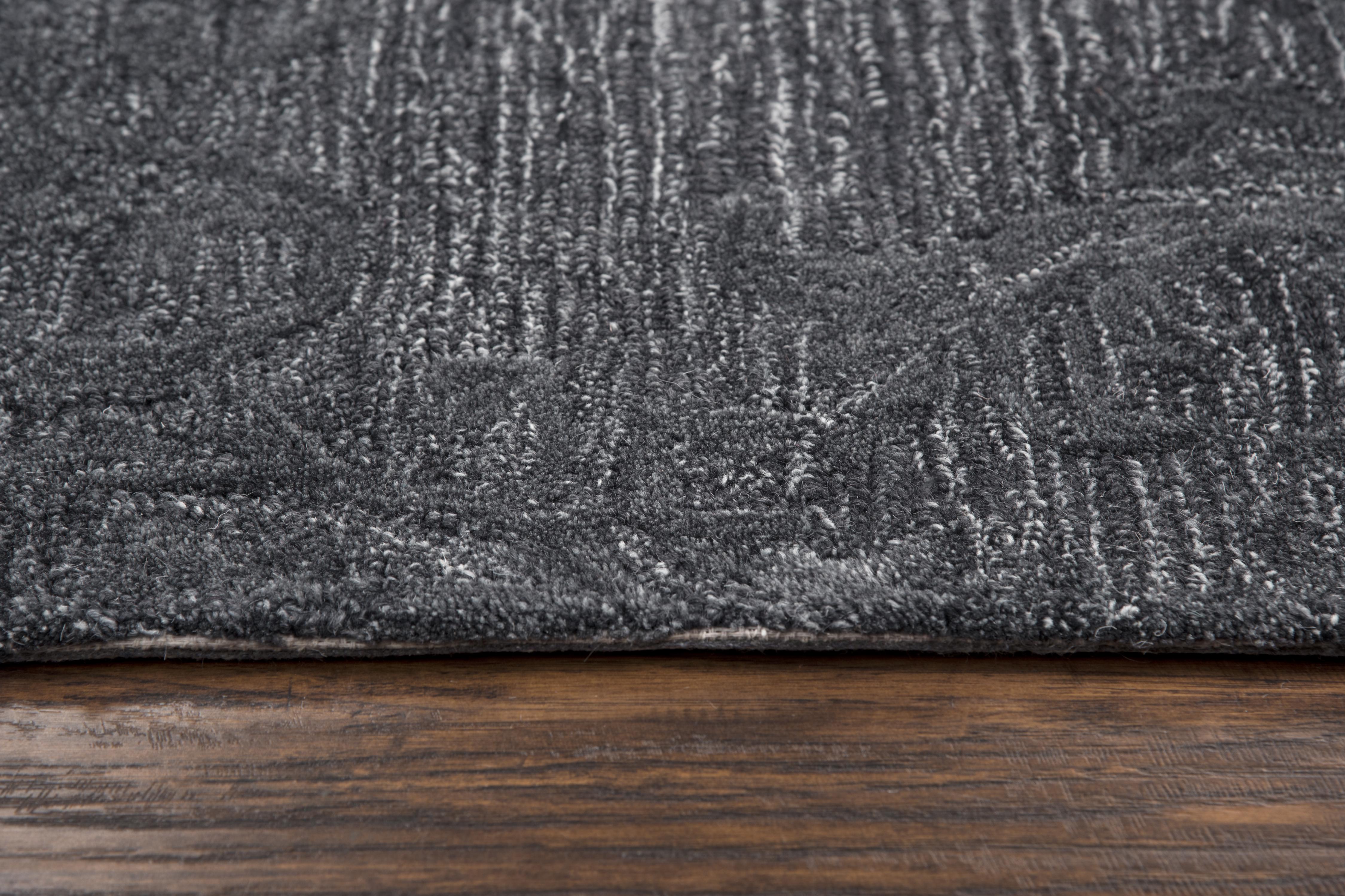 Hand Tufted 100% Wool Damask Area Rug