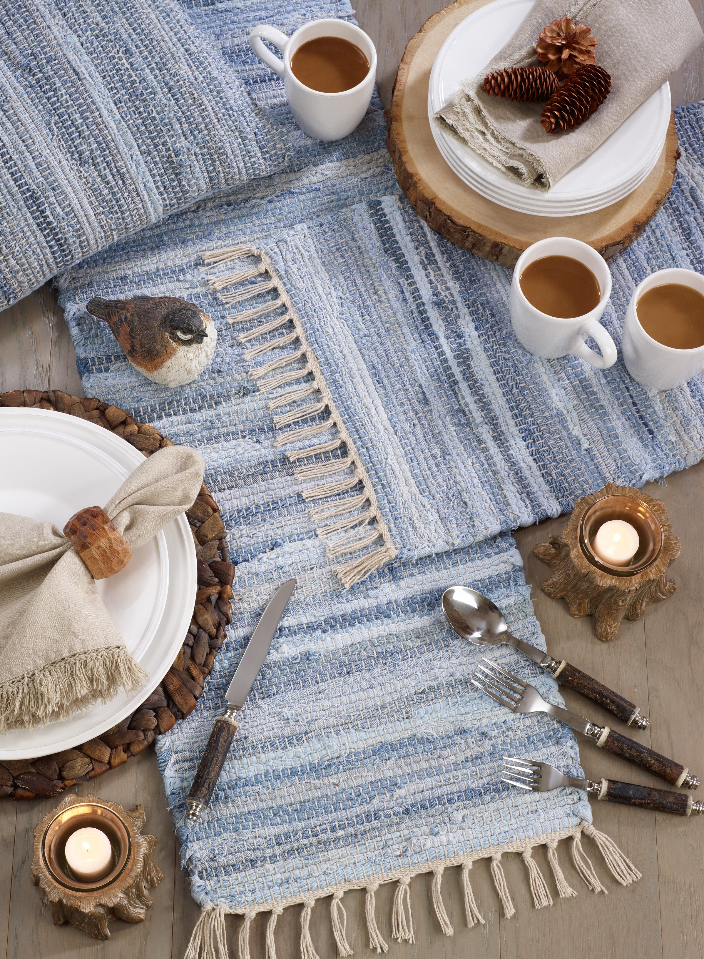 Denim Chindi Placemat, Set of 4