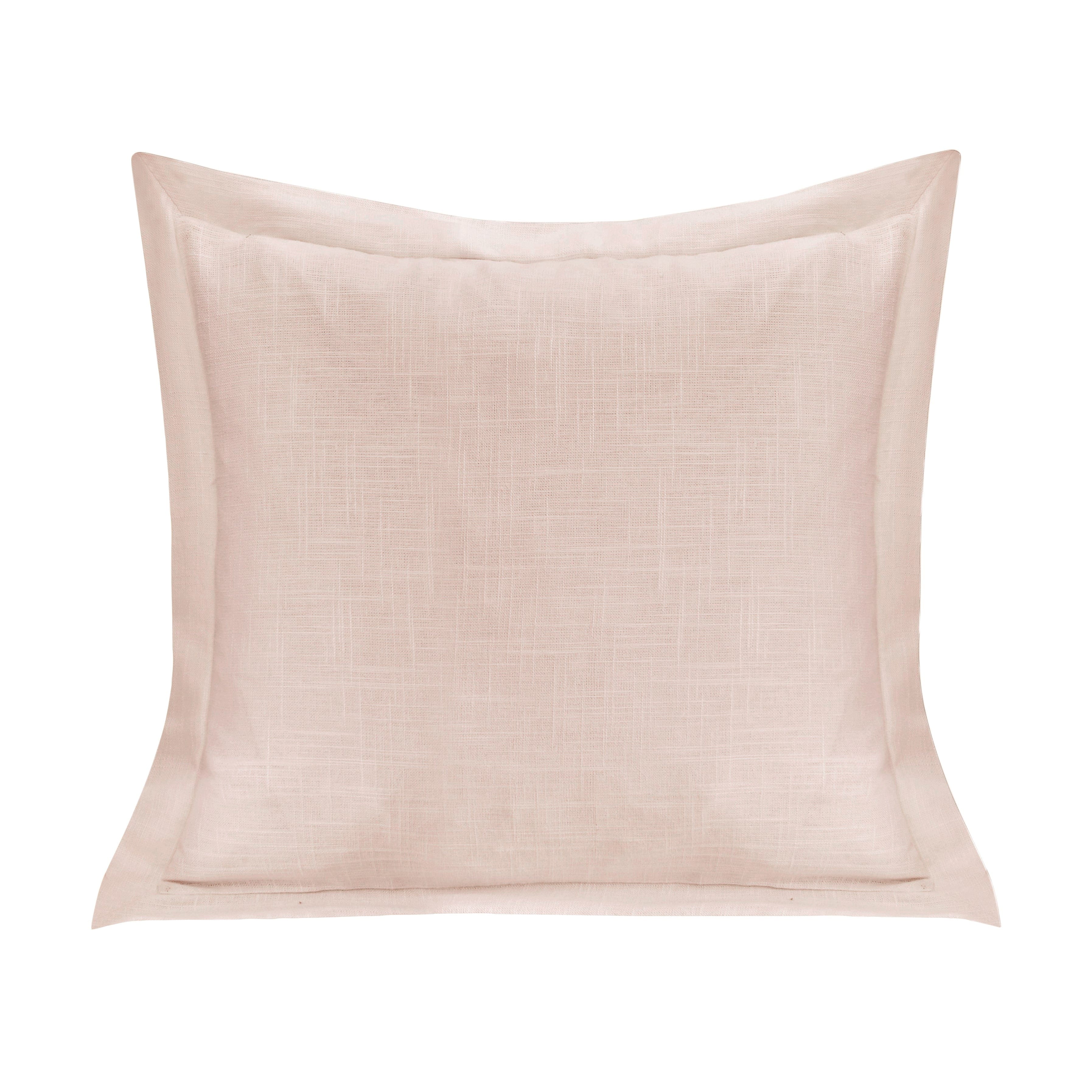 Luna Single Flanged Washed Linen Pillow