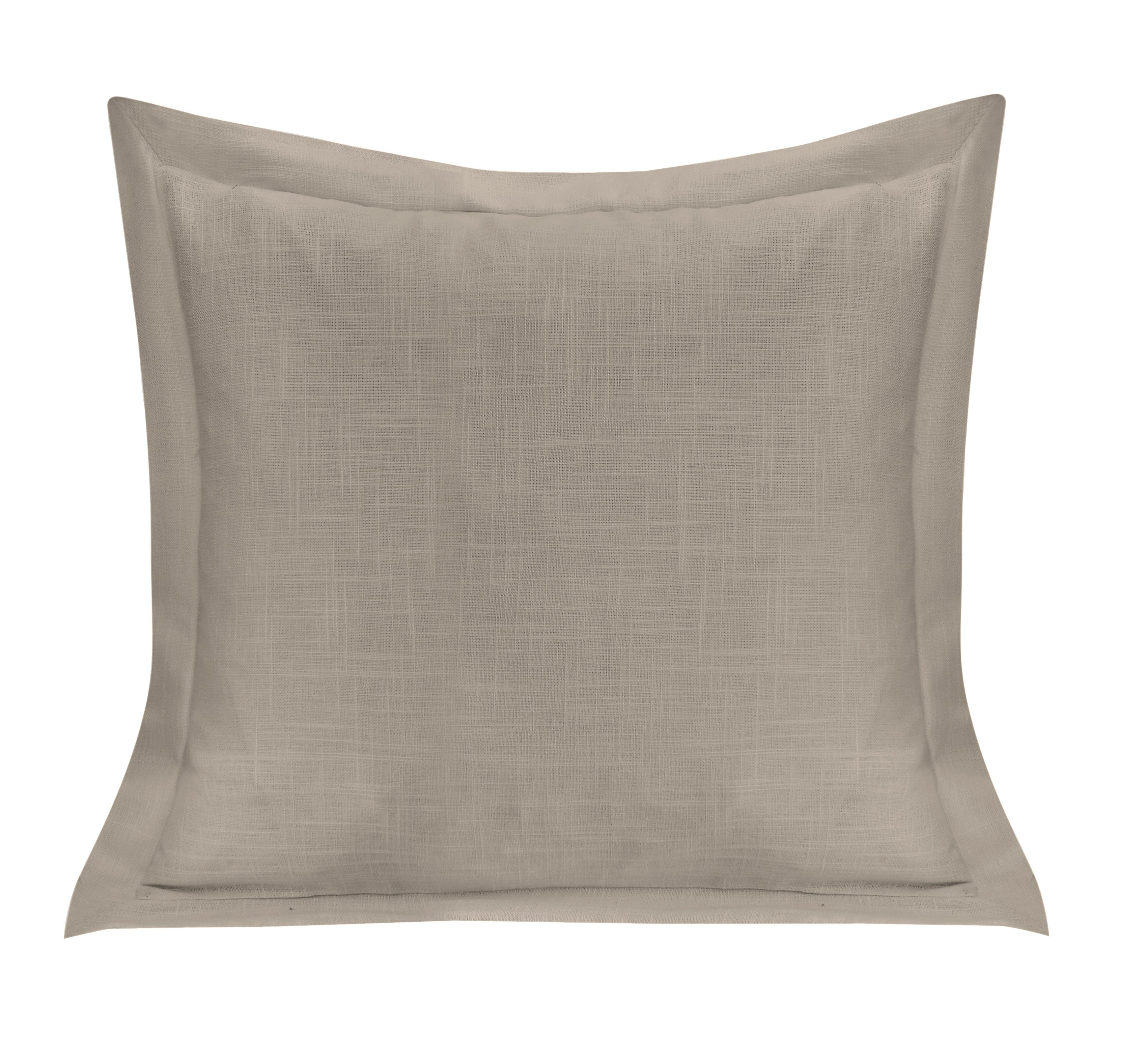 Luna Single Flanged Washed Linen Pillow