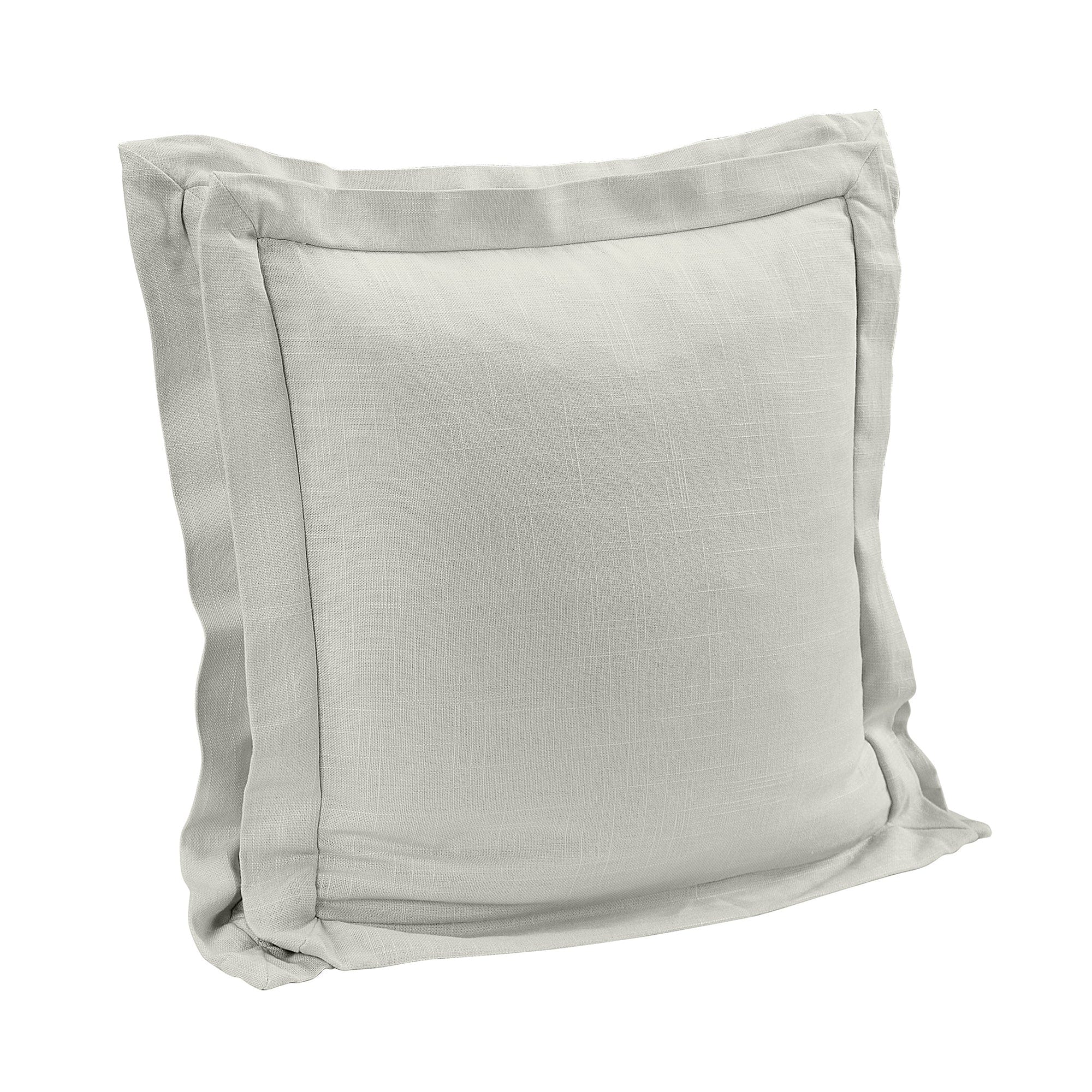 Luna Double Flanged Washed Linen Pillow
