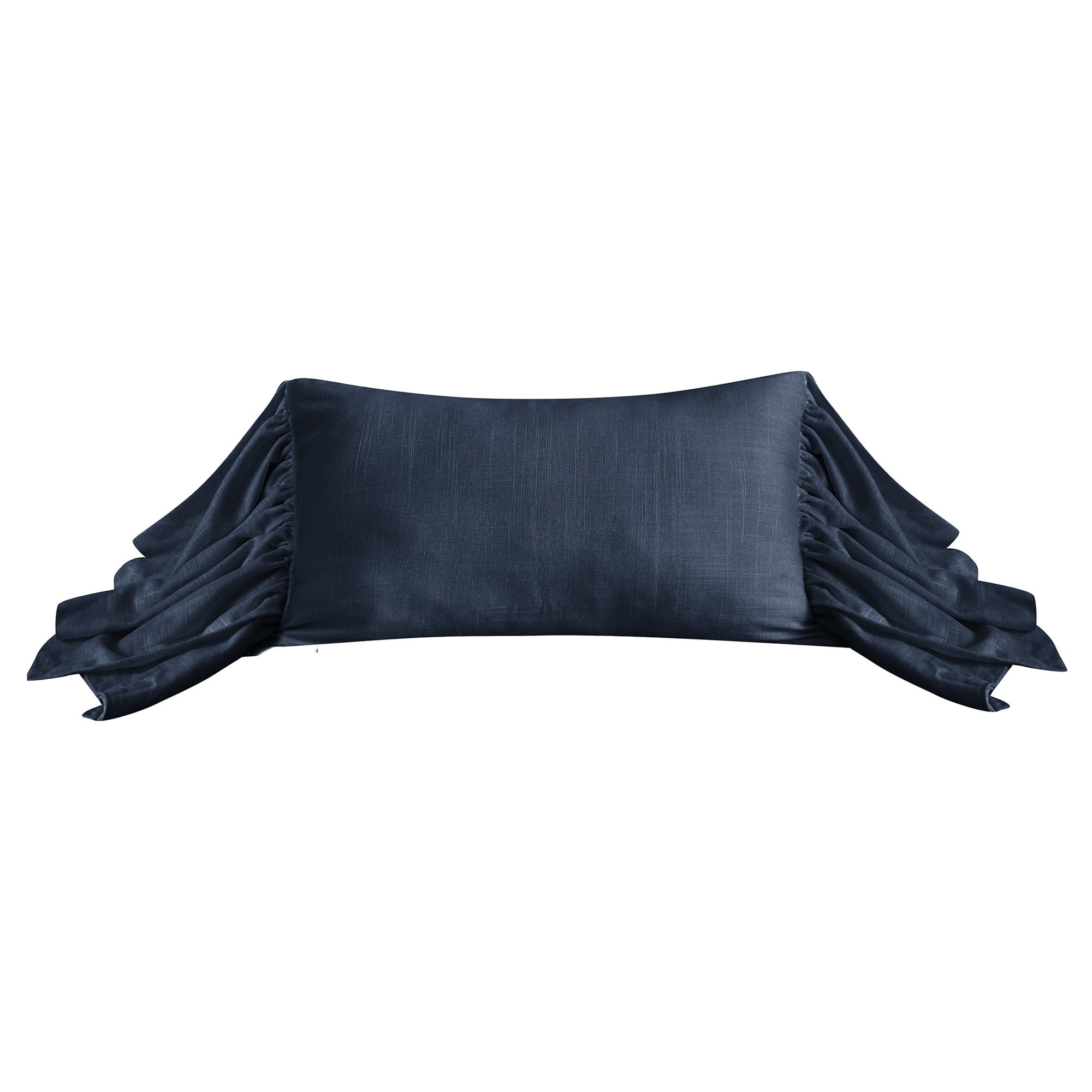 Luna Washed Linen Long Ruffled Pillow