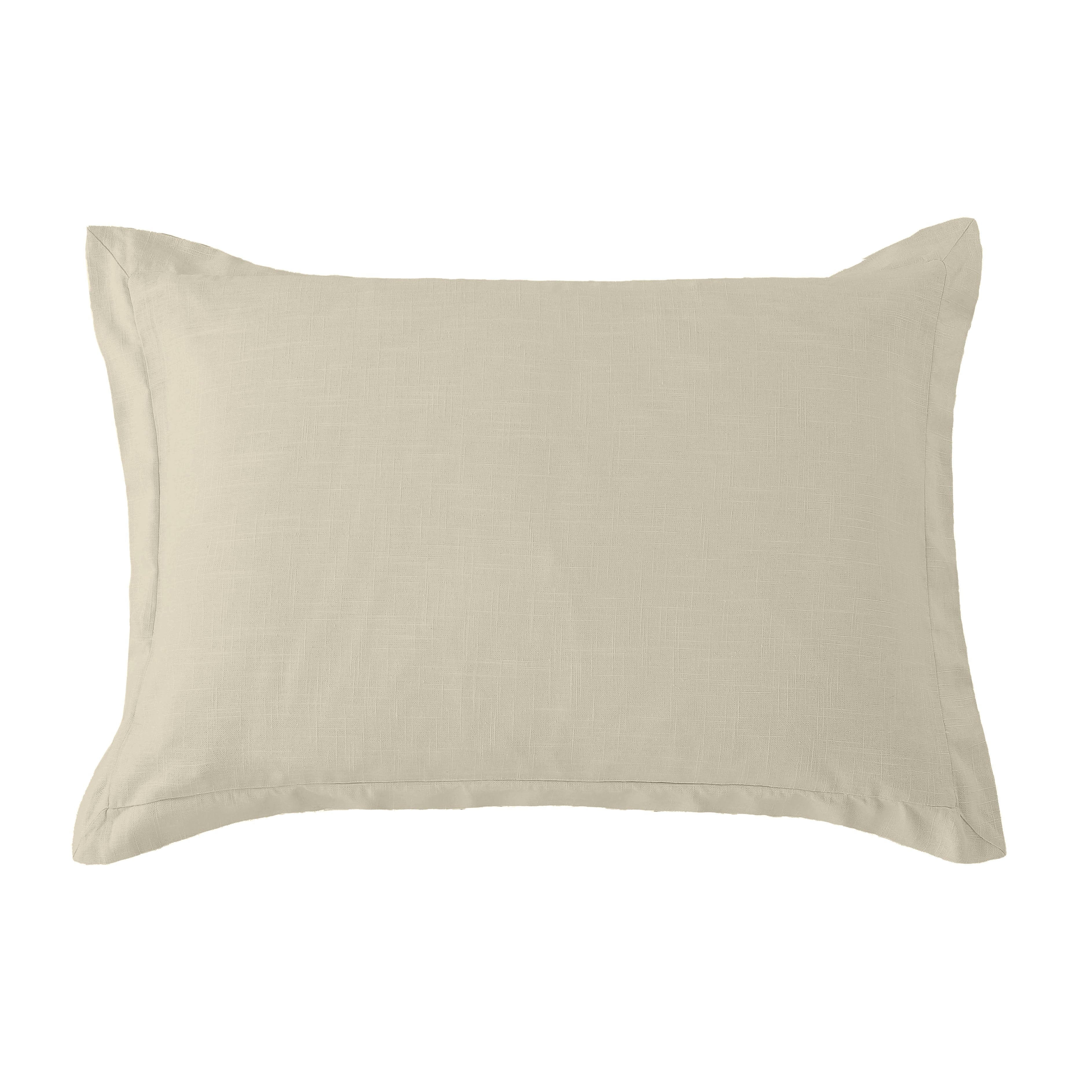 Hera Washed Linen Tailored Dutch Euro Pillow