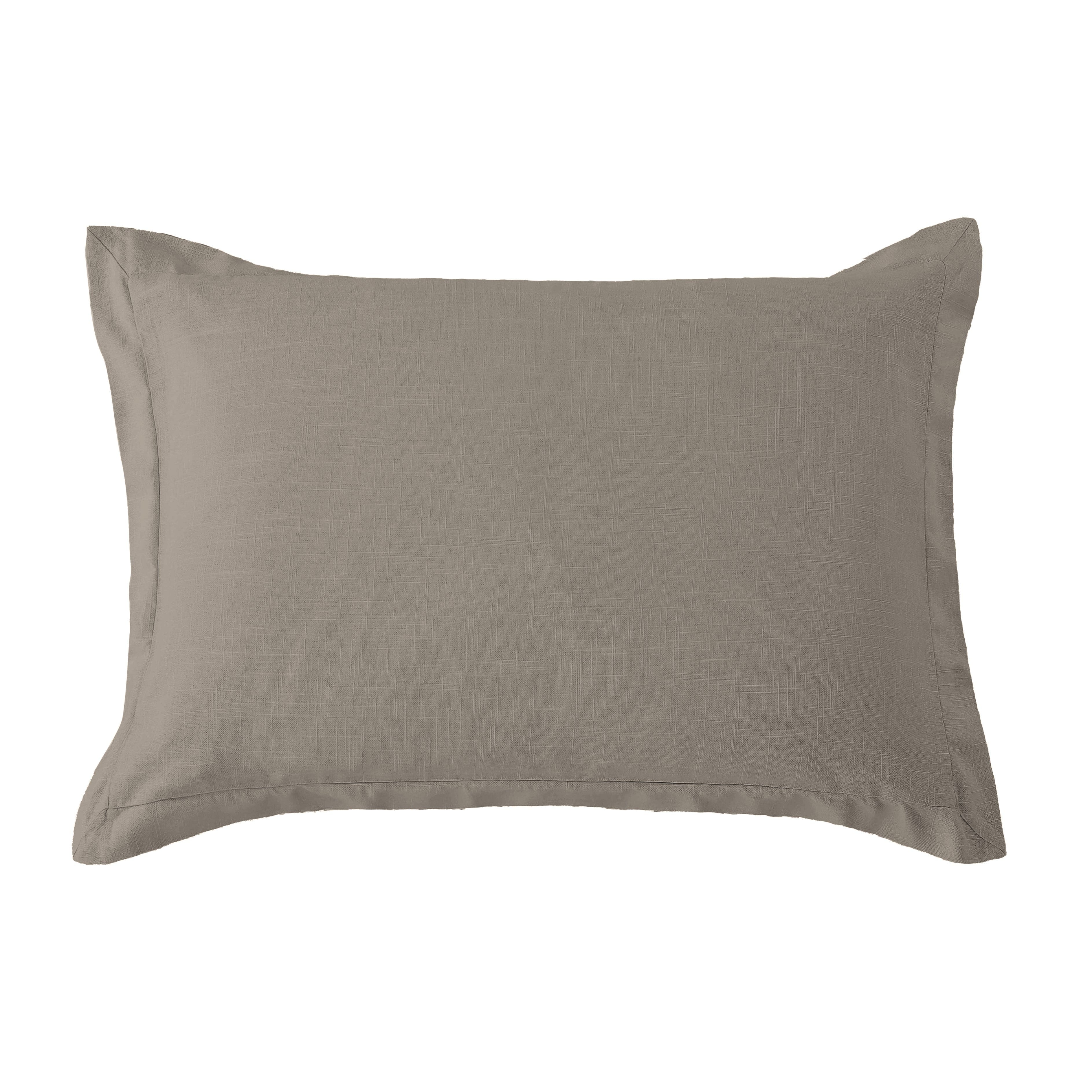 Hera Washed Linen Tailored Dutch Euro Pillow
