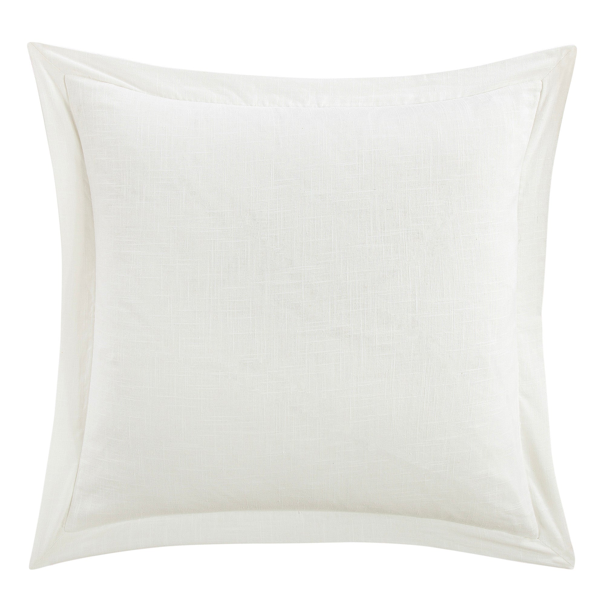 Hera Washed Linen Tailored Euro Sham