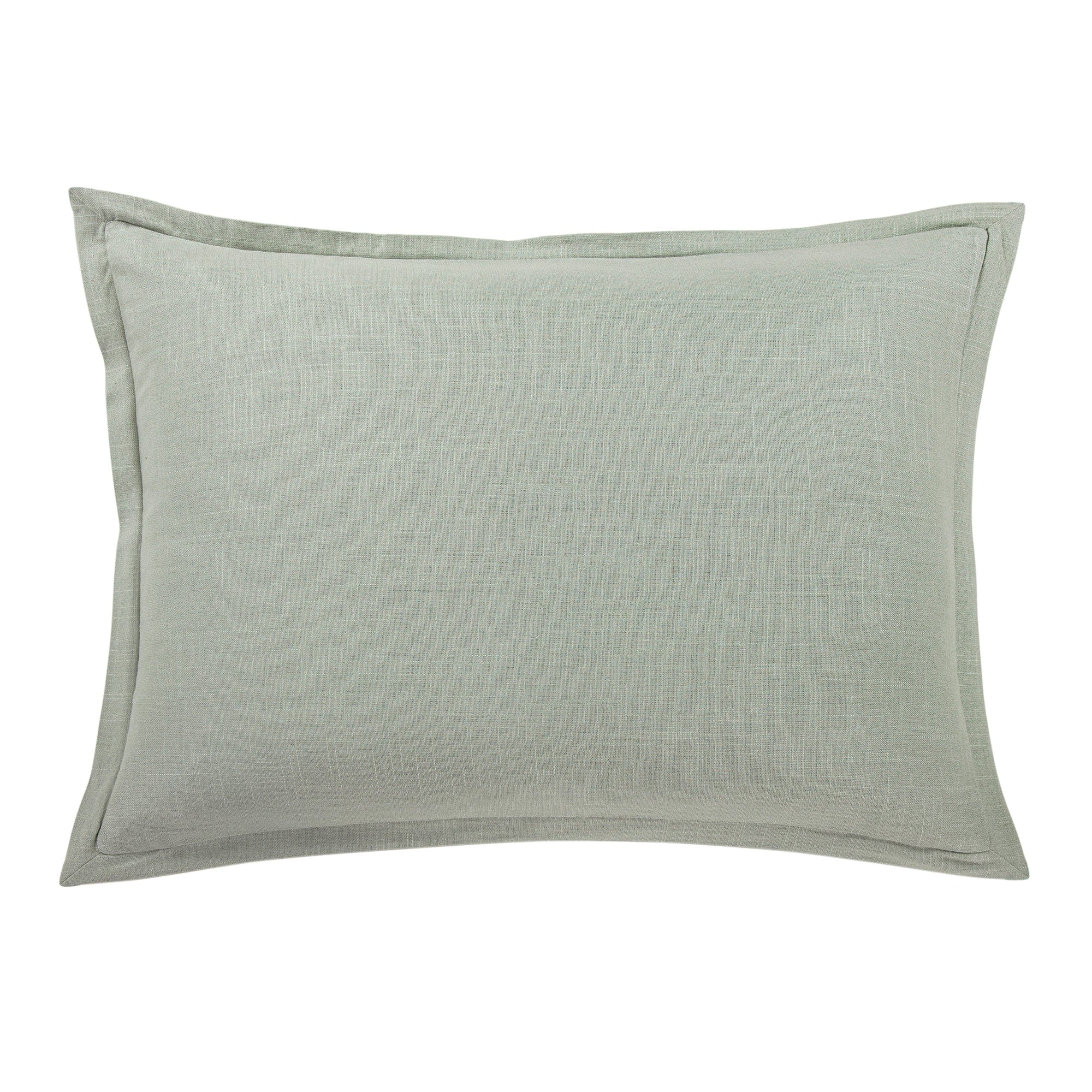 Hera Washed Linen Tailored Pillow Sham, 21" x 34"
