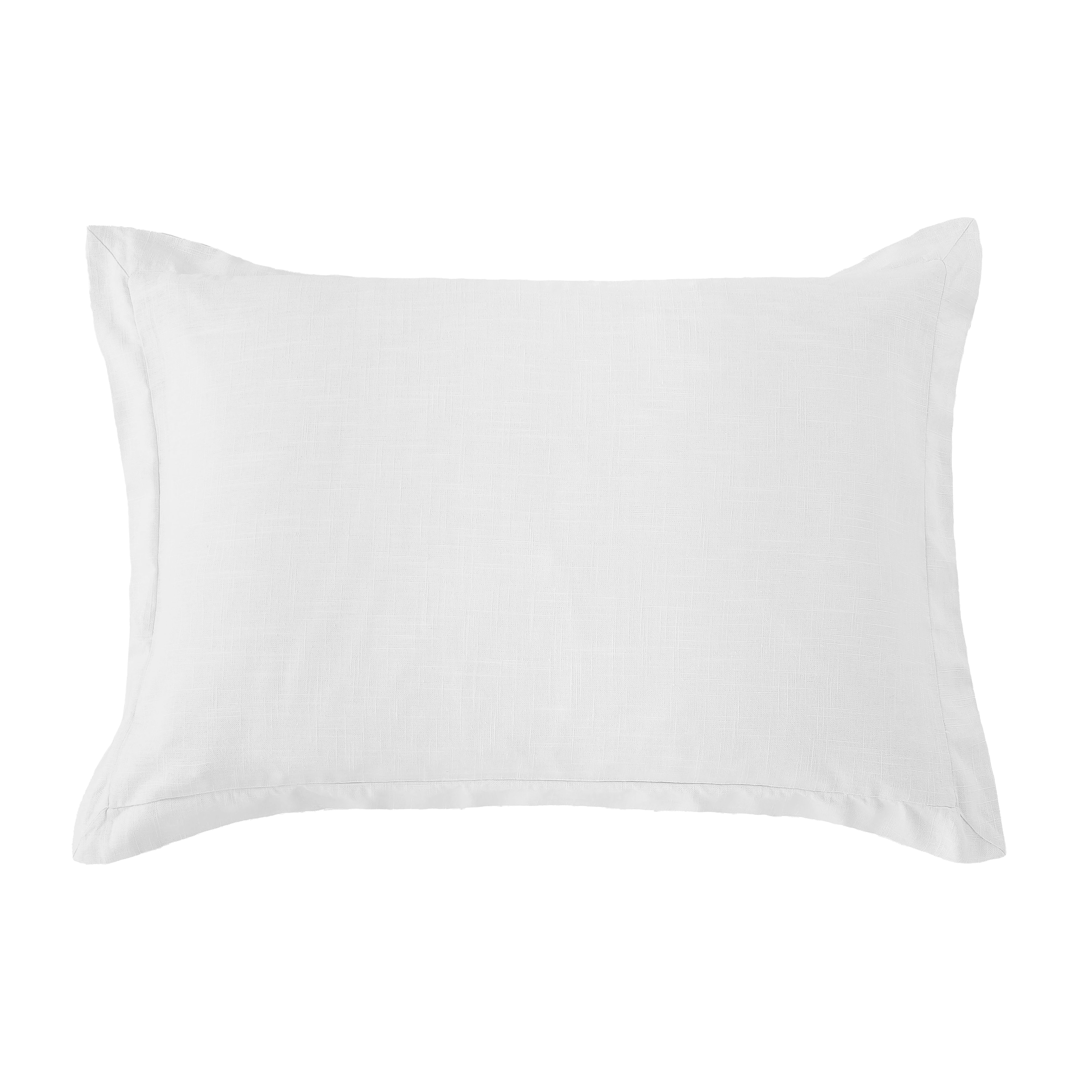 Hera Washed Linen Tailored Pillow Sham, 21" x 27"