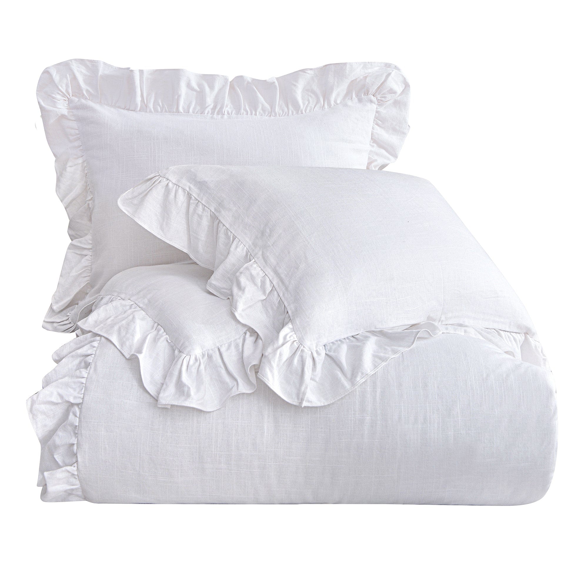 Lily Washed Linen Comforter Set