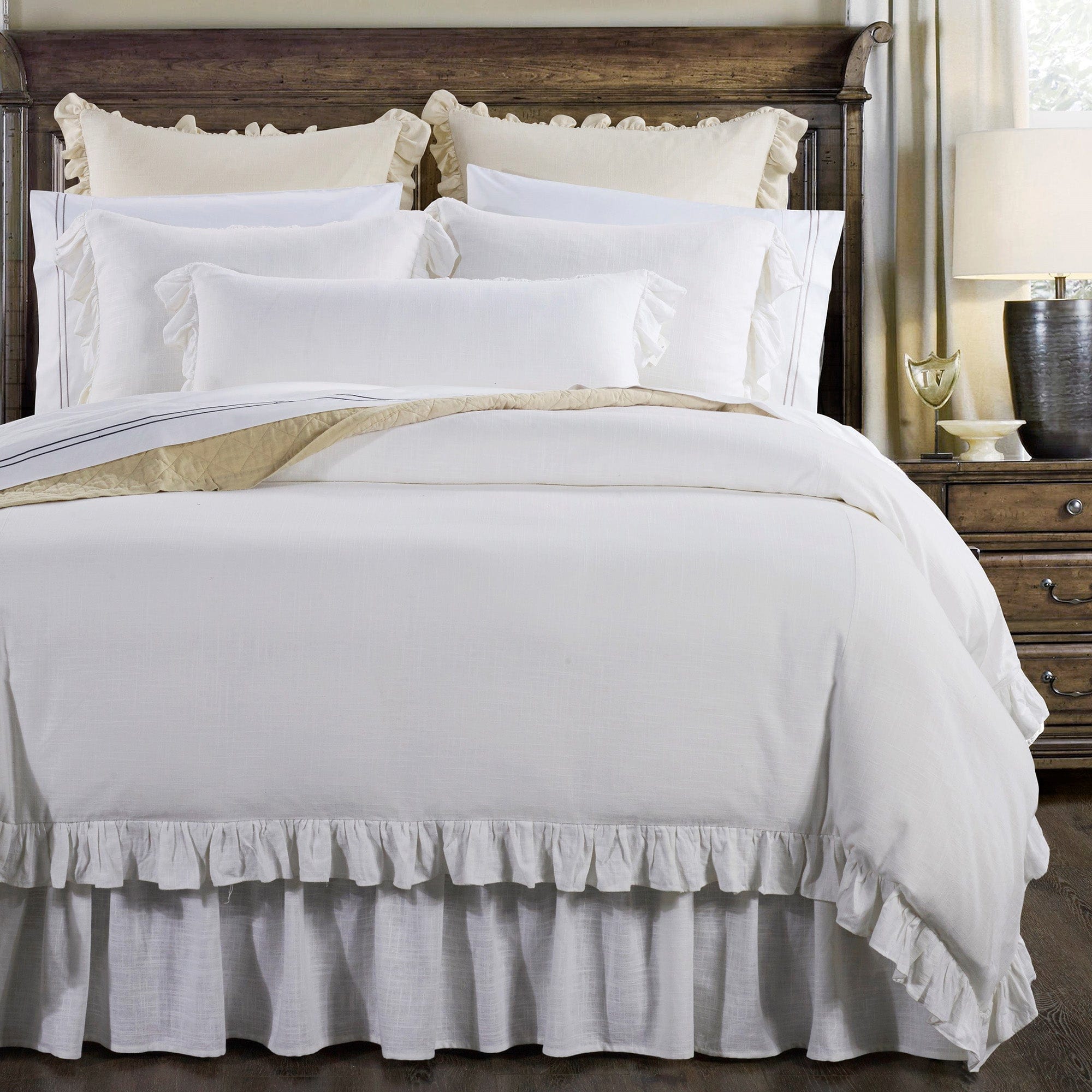 Lily Washed Linen Comforter Set