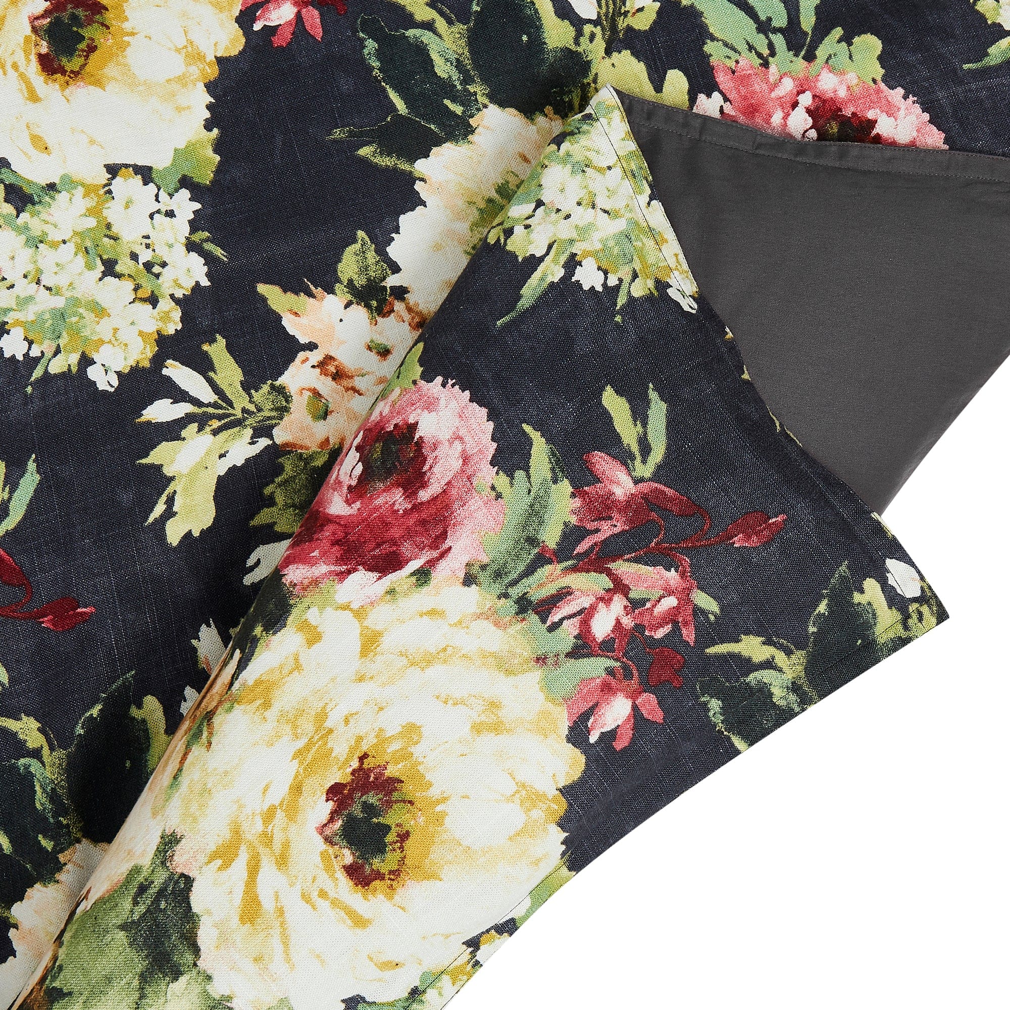 Peony Washed Linen Duvet Cover Set