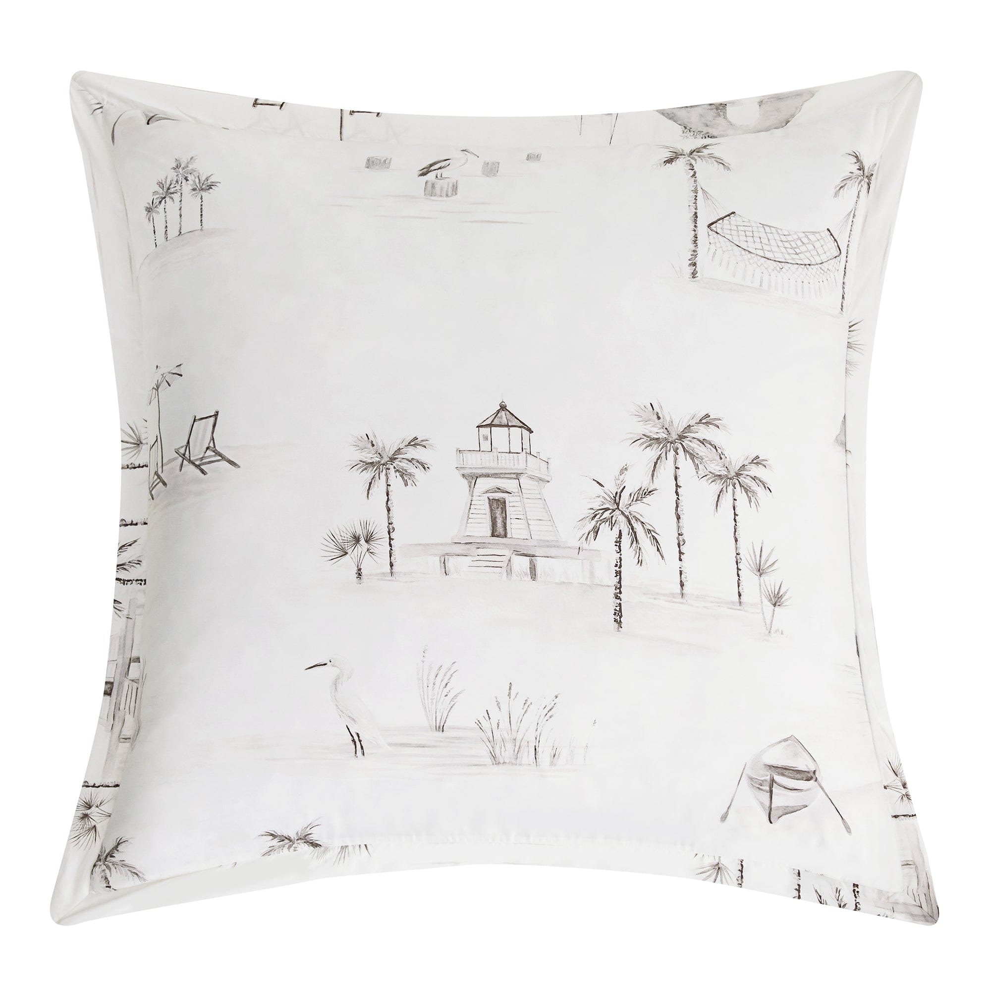 Seaside Eucalyptus Euro Sham