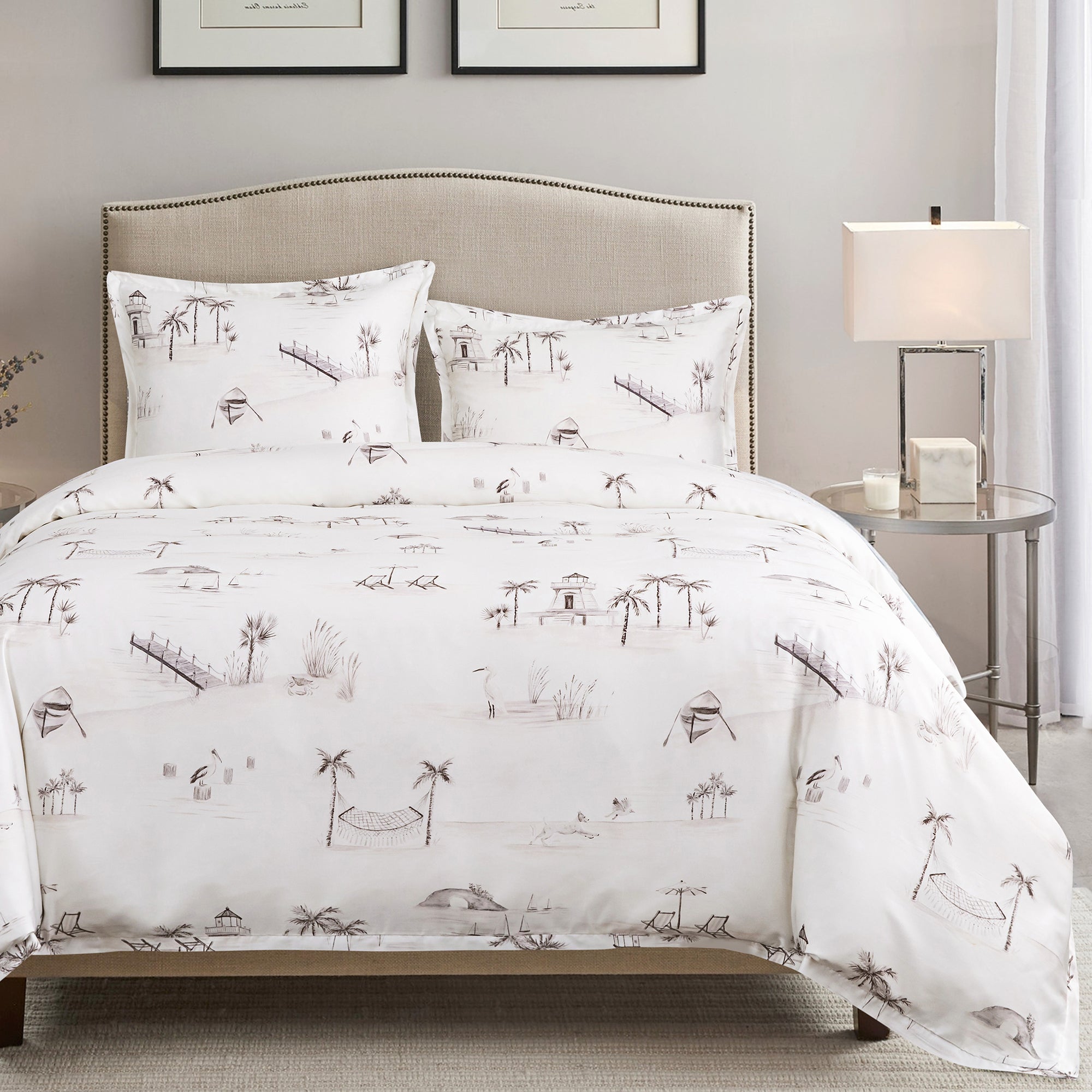Seaside Eucalyptus Duvet Cover Set