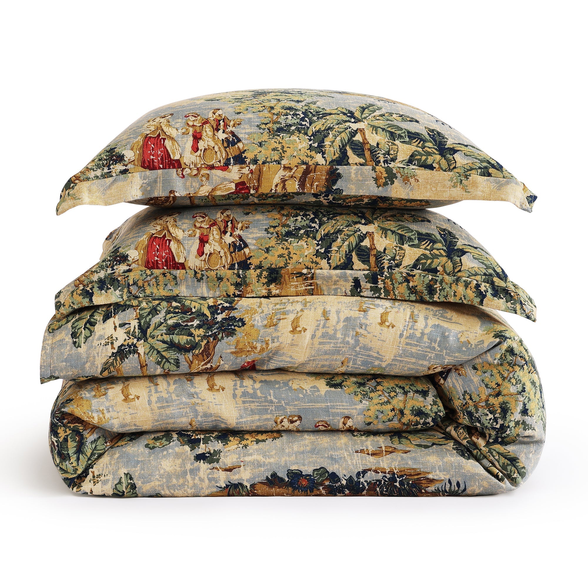Provence Washed Linen Comforter Set
