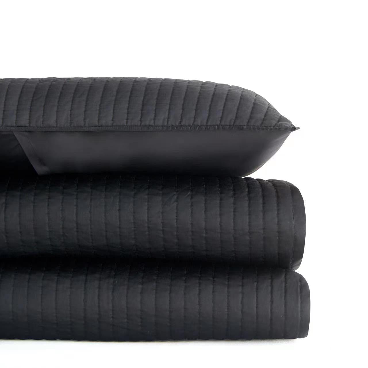 Satin Channel Quilt Set