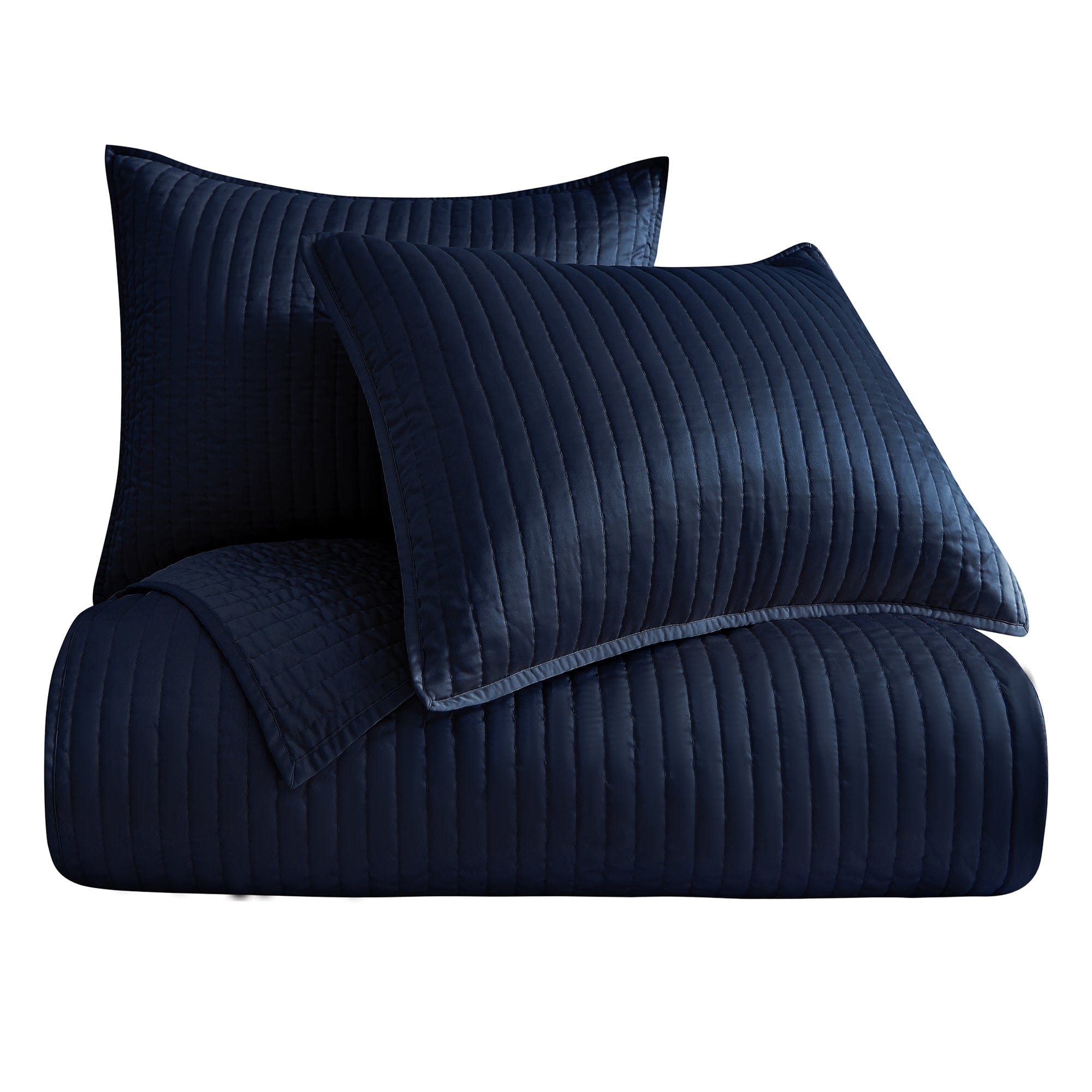 Satin Channel Quilt Set