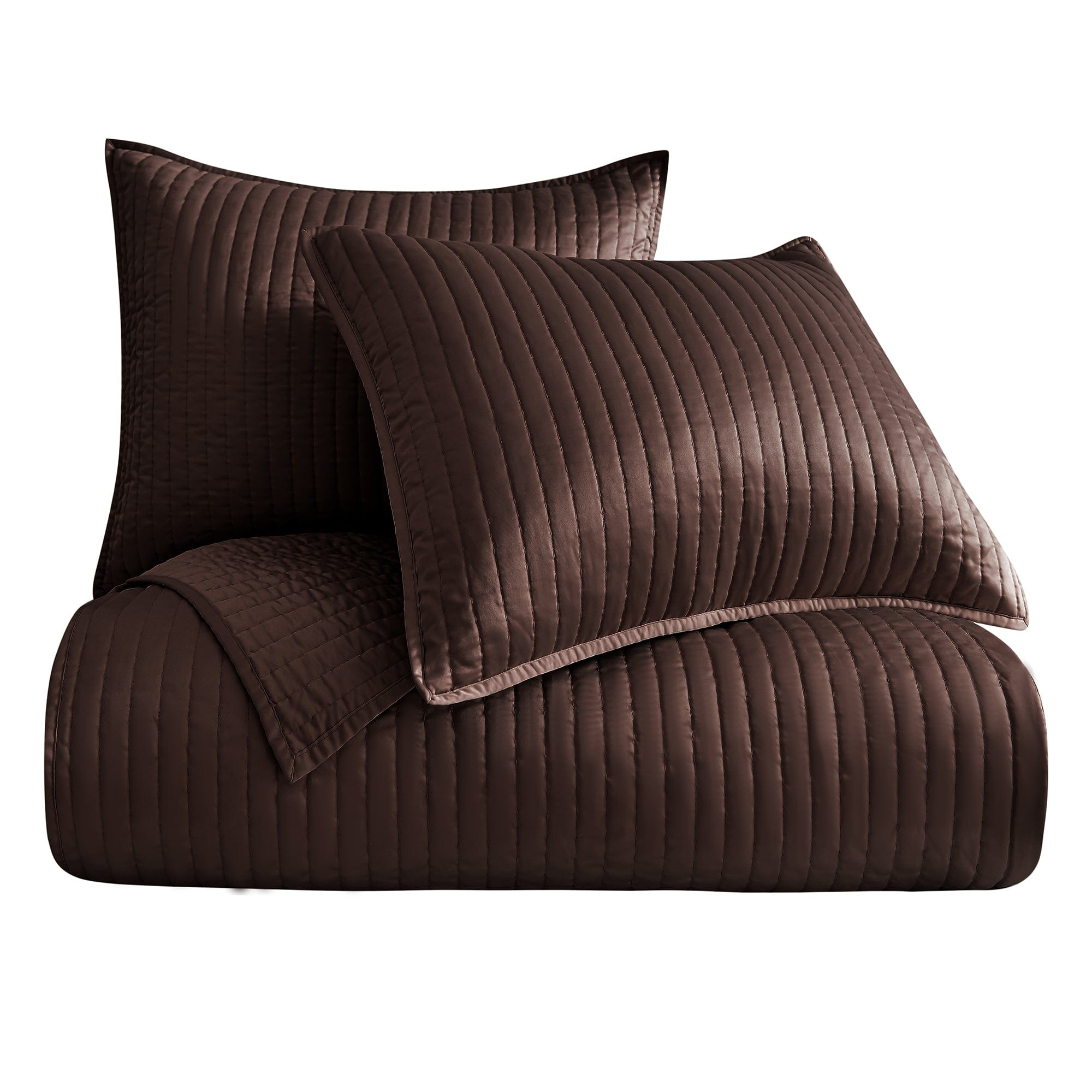 Satin Channel Quilt Set