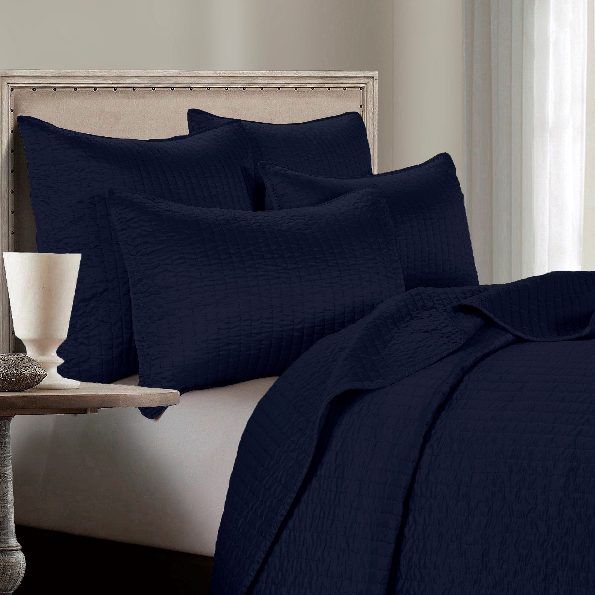Satin Channel Quilt Set