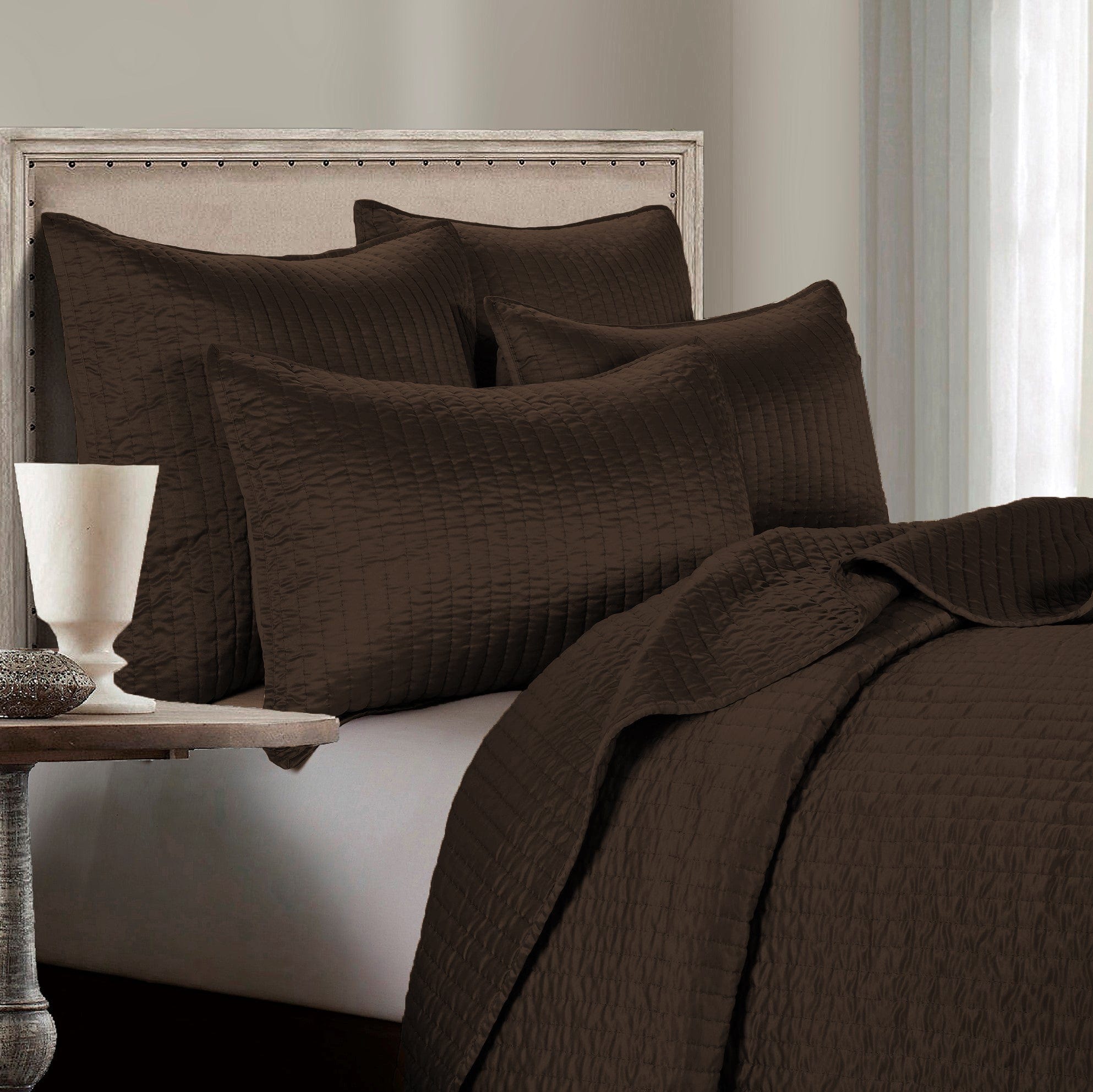 Satin Channel Quilt Set