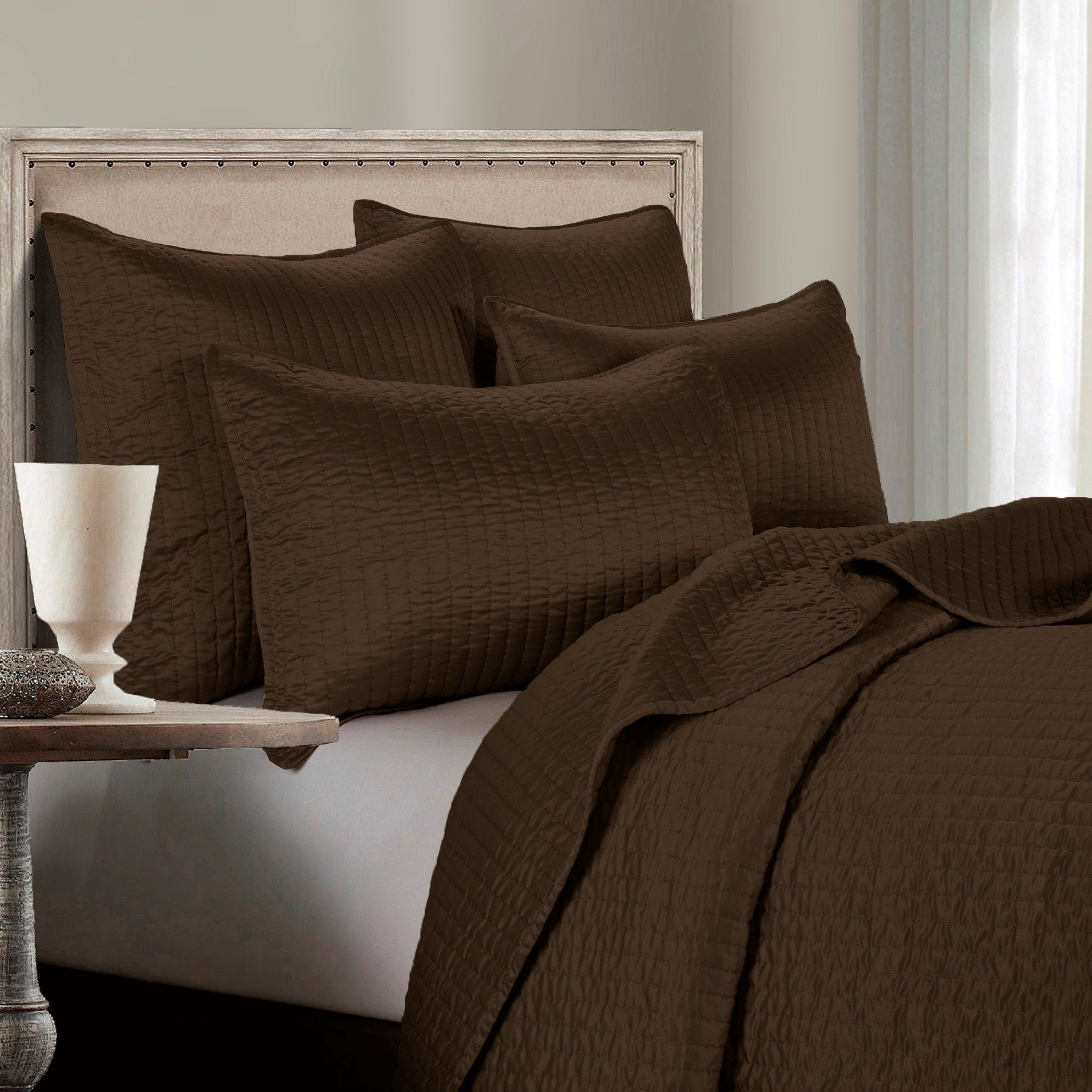 Satin Channel Quilt Set